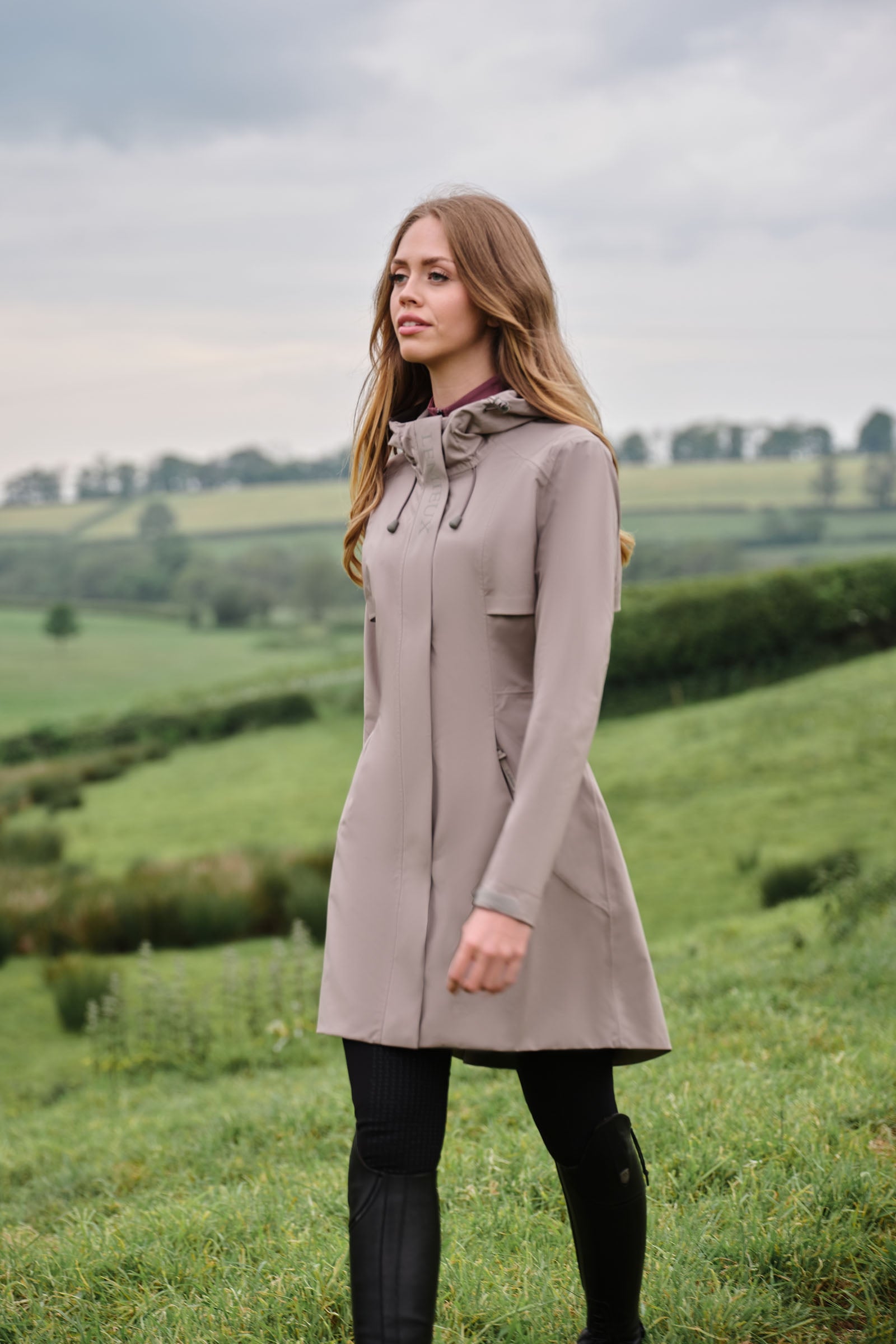 LeMieux Grace Women's Long Rain Jacket Women’s Riding Clothing