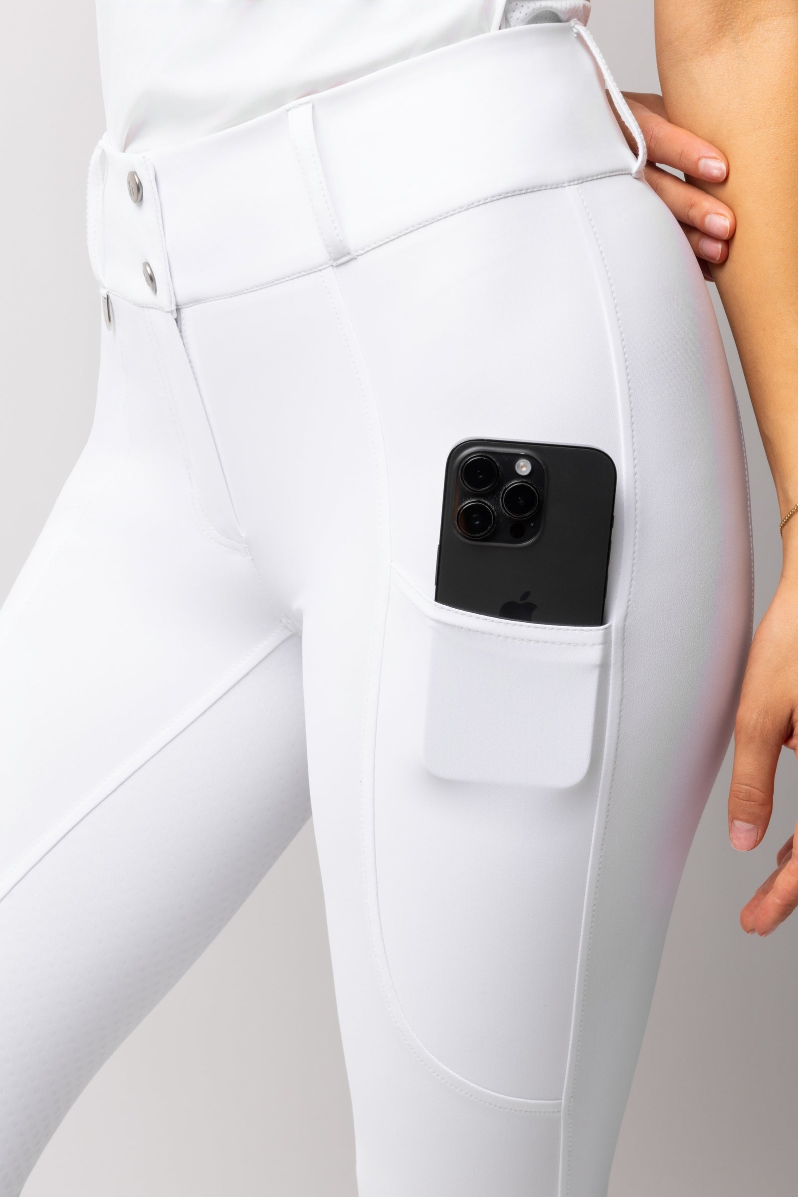 Horze Grand Prix Show Full Grip Breeches UPF 50+ Womens Breeches