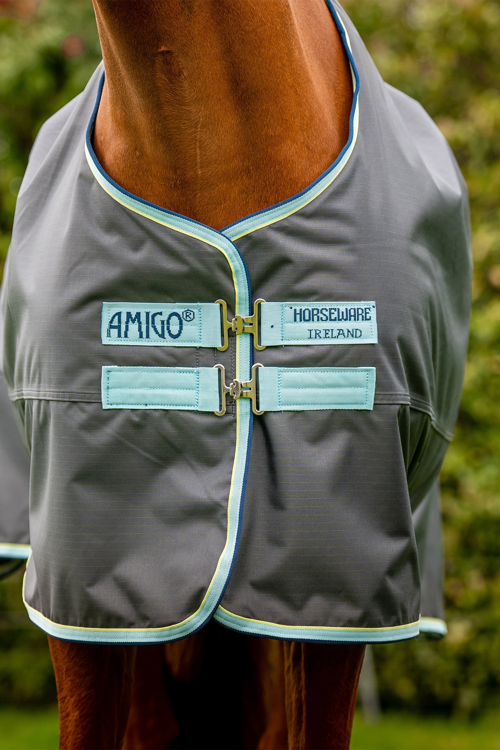 Horseware Amigo Hero Ripstop Turnout Rug With Fleece Lining, 50g Horse Rugs