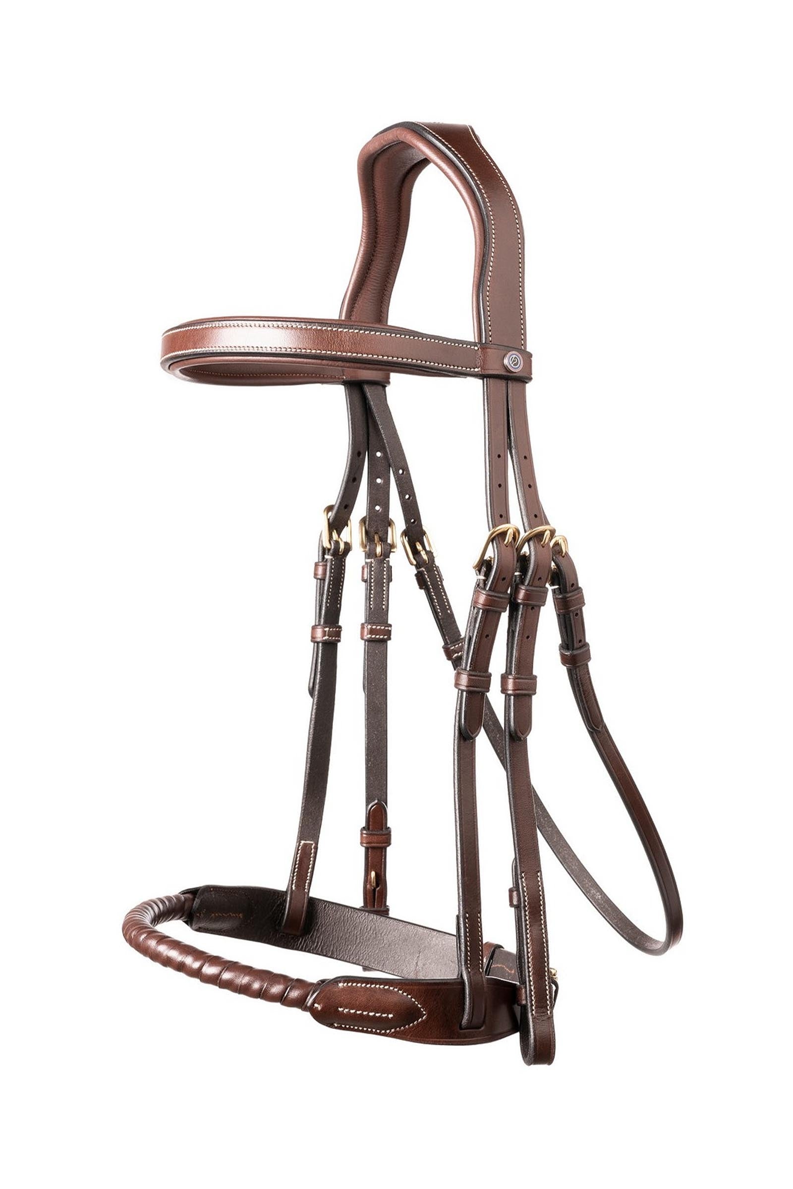 Trust Equestrian Dublin Rope Noseband Bridle Covered Suitset & Ohjat