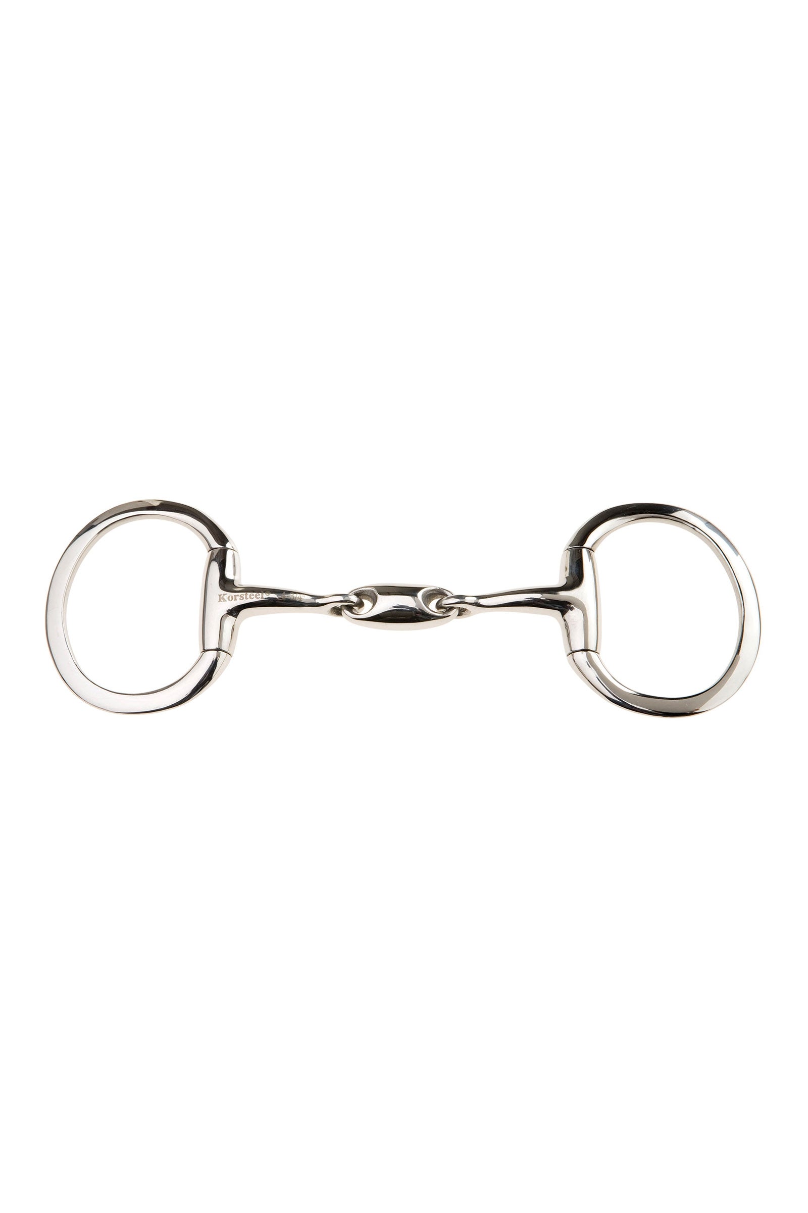 Korsteel Jp Stainless Steel Oval Link Eggbutt Snaffle Bit Horse Bits