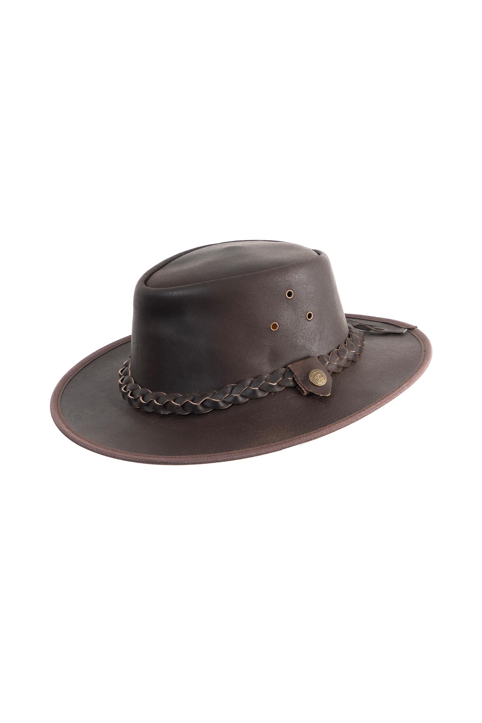 F.R.A. Freedom Riding Articles Gabana Hat Brushed Leather Accessories