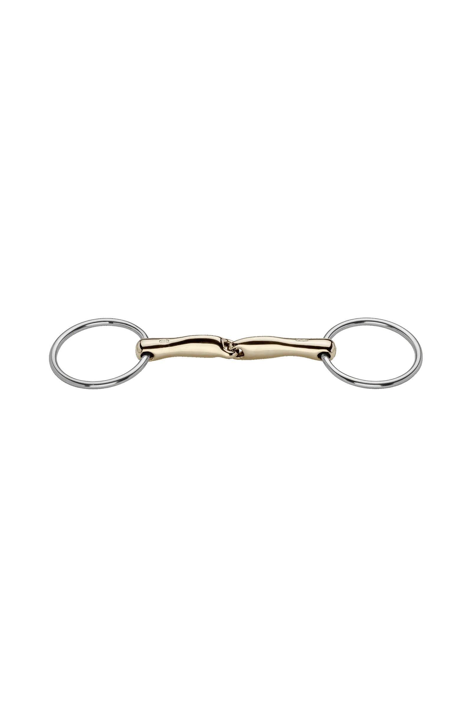 Sprenger Novocontact Loose Ring Snaffle 14mm Single Jointed Sensogan 70mm Stainless Steel Rings Horse Bits