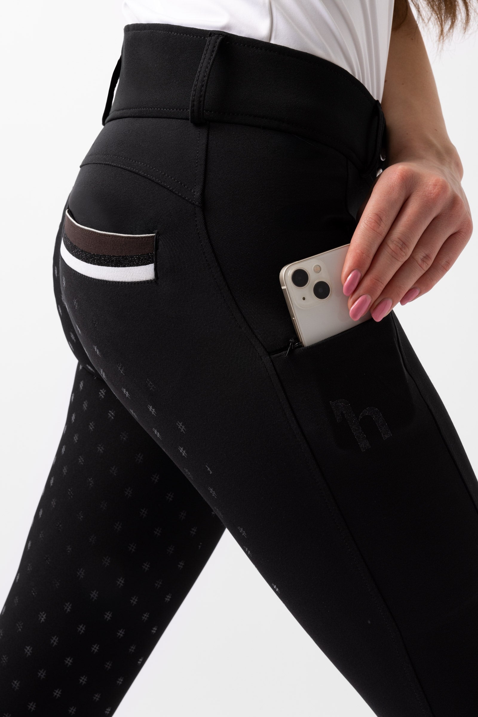 Horze Young Rider Alena Women's High Waist Breeches Kids Apparel