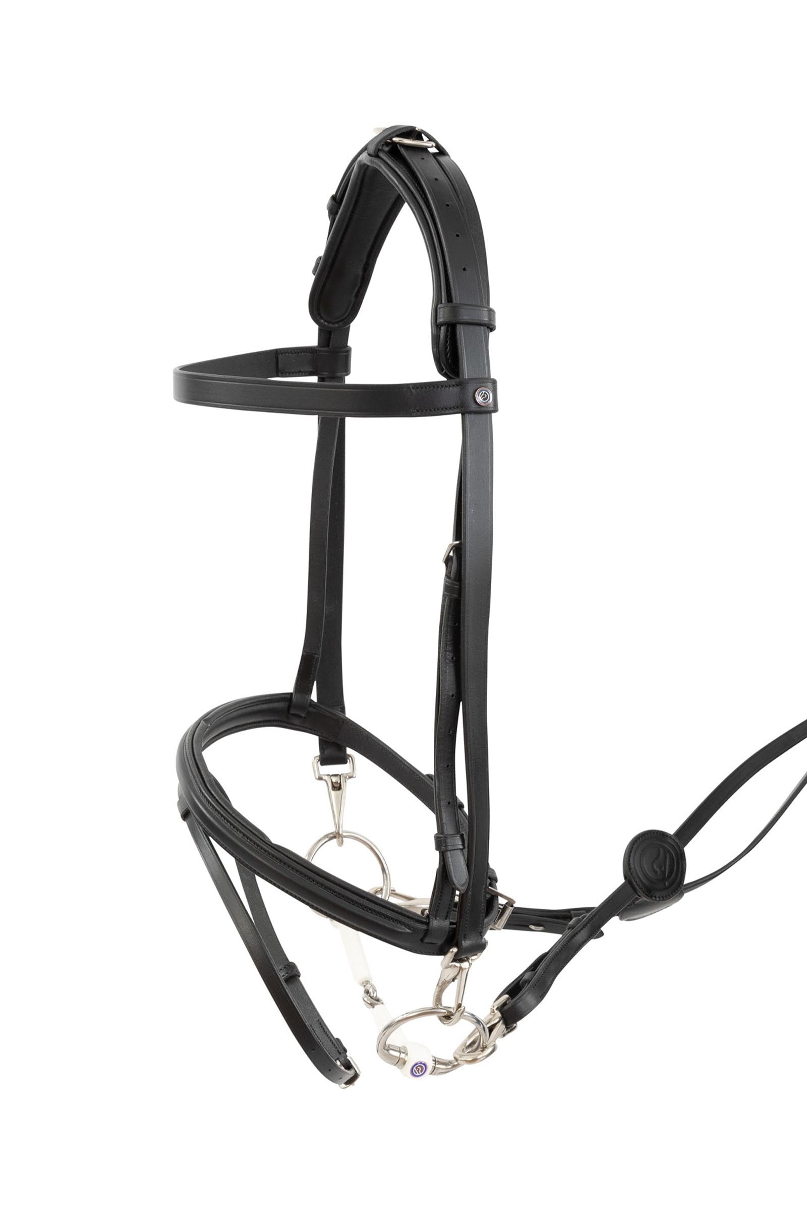 Trust Equestrian Hamburg Training Bridle W Padding & Rubber Reins Suitset & Ohjat