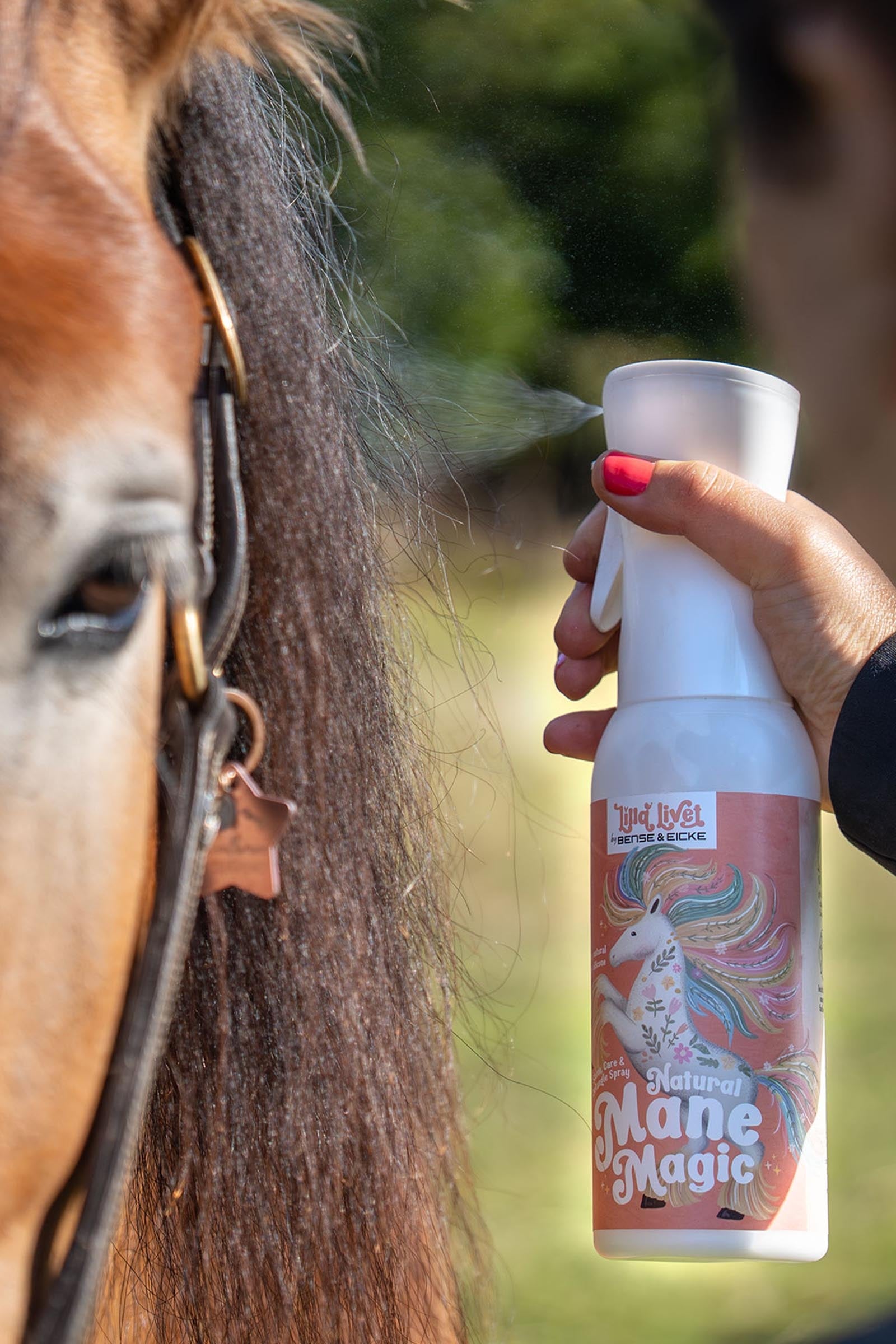 Bense & Eicke Lilla Livet Natural Mane Magic Shine Spray, 500 ml Horse Health Care