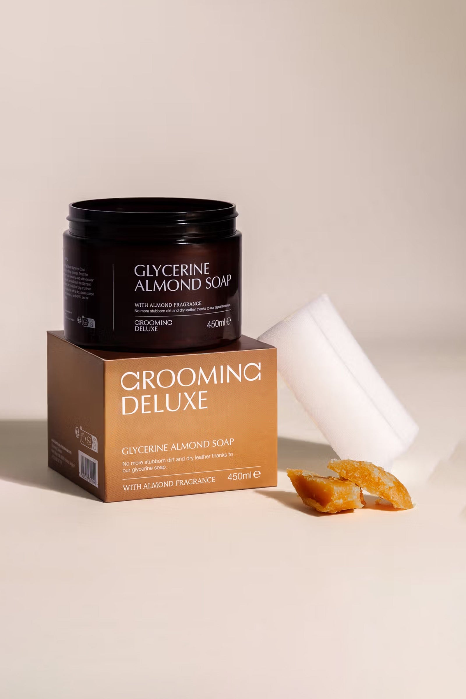 Grooming Deluxe Glyseriini manteli saippua, 450 ml Hoito