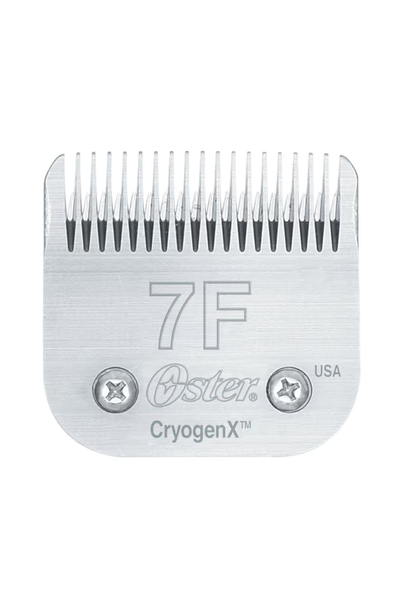 Oster Cryogen-X teräsarja (leikkuupää nro 7F, leikkuupituus 3,2 mm) Klippaus