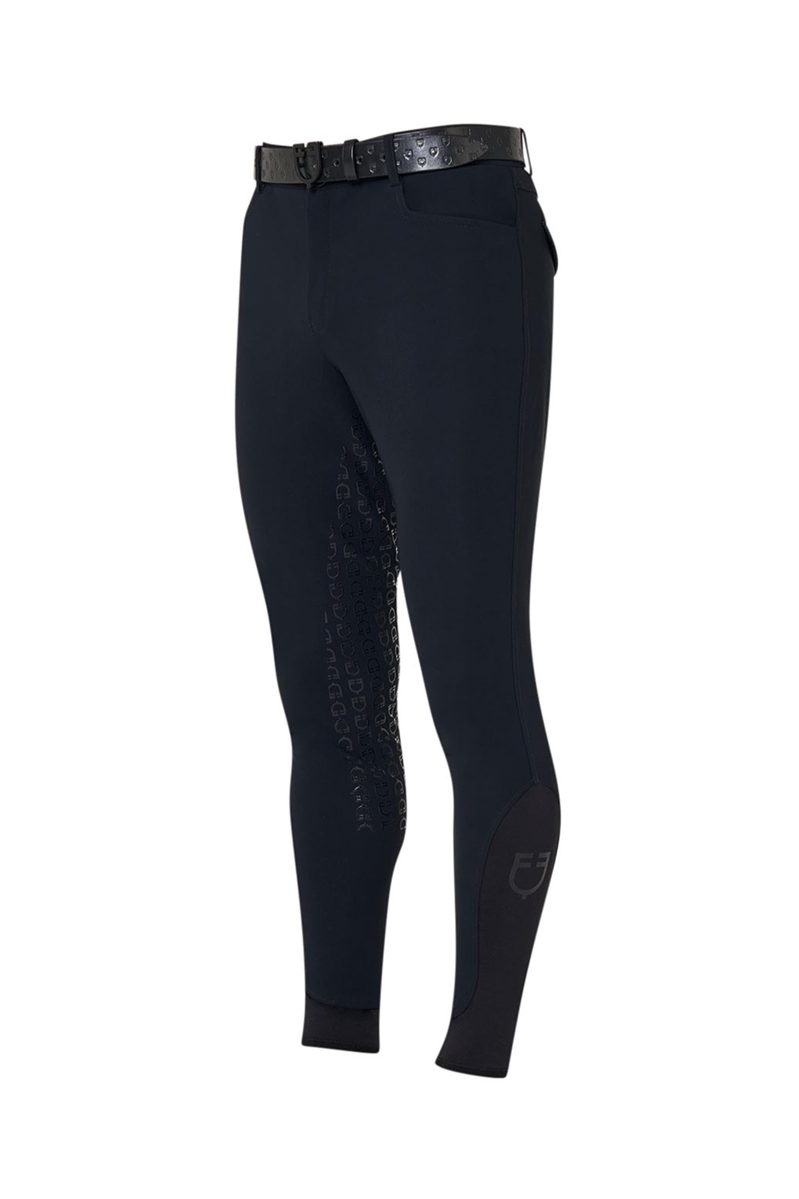 Equestro Men's Slim Fit Full Grip Breeches Mens Riding Clothing