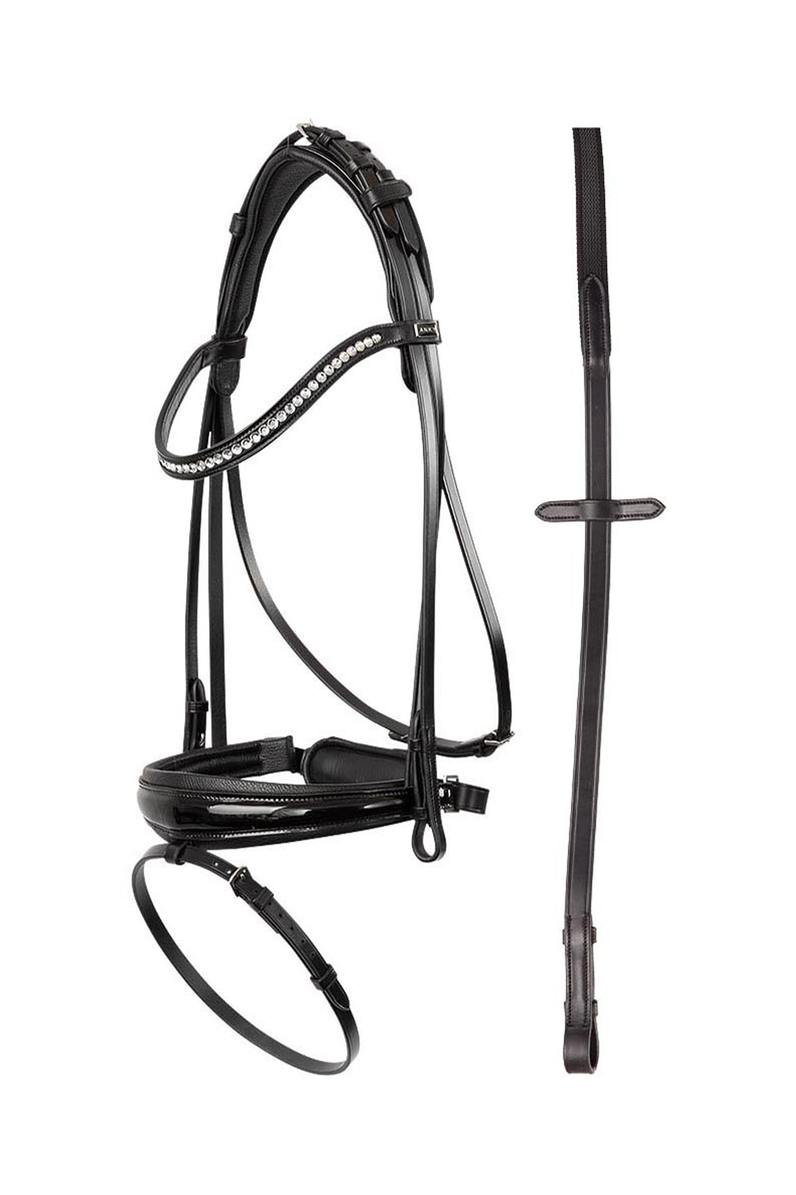 Anky ANKY Anatomic Bridle With Crown Buckle & Reins Suitset & Ohjat