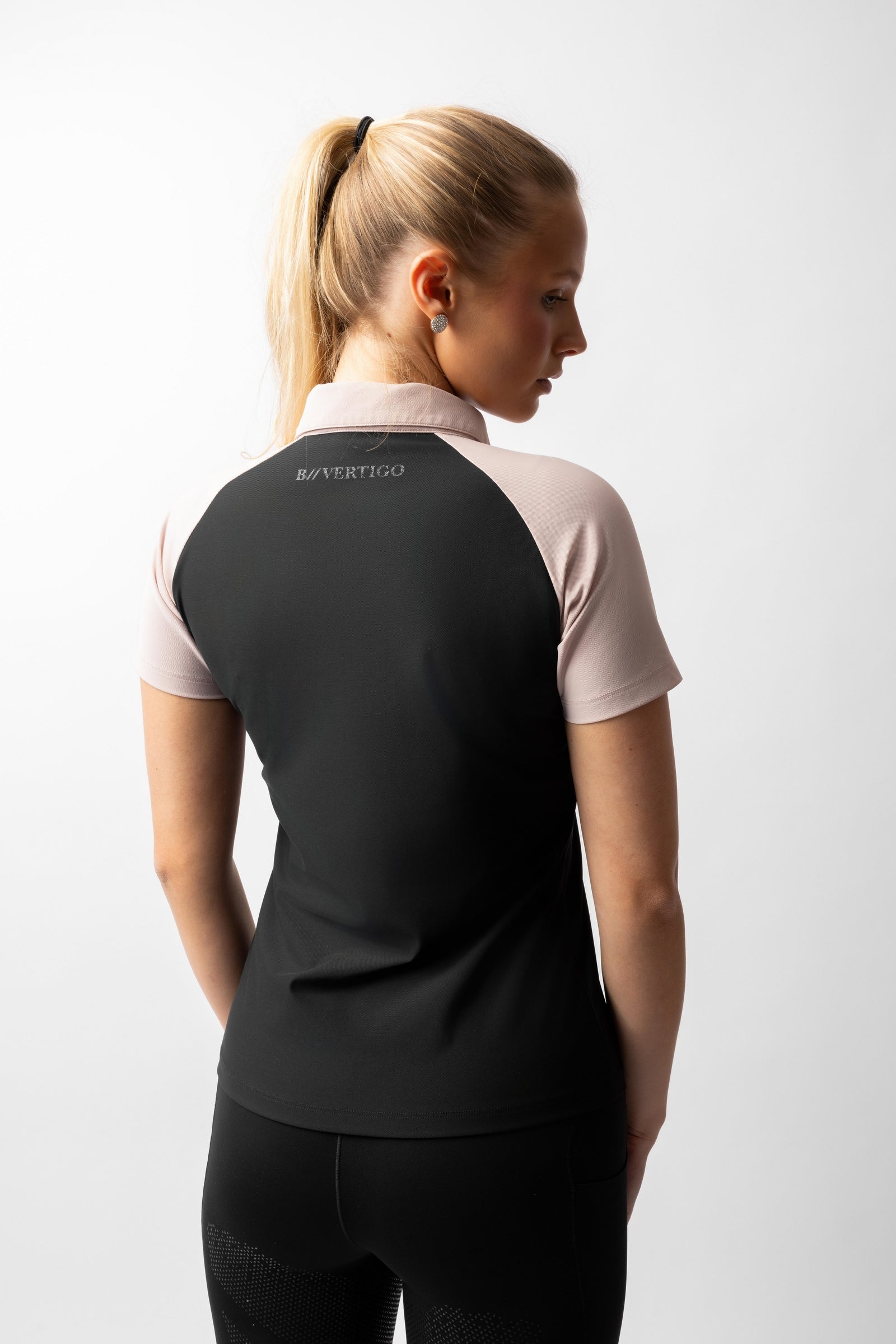 B Vertigo Giselle Women's Bi-color Polo Shirt Women’s Riding Clothing