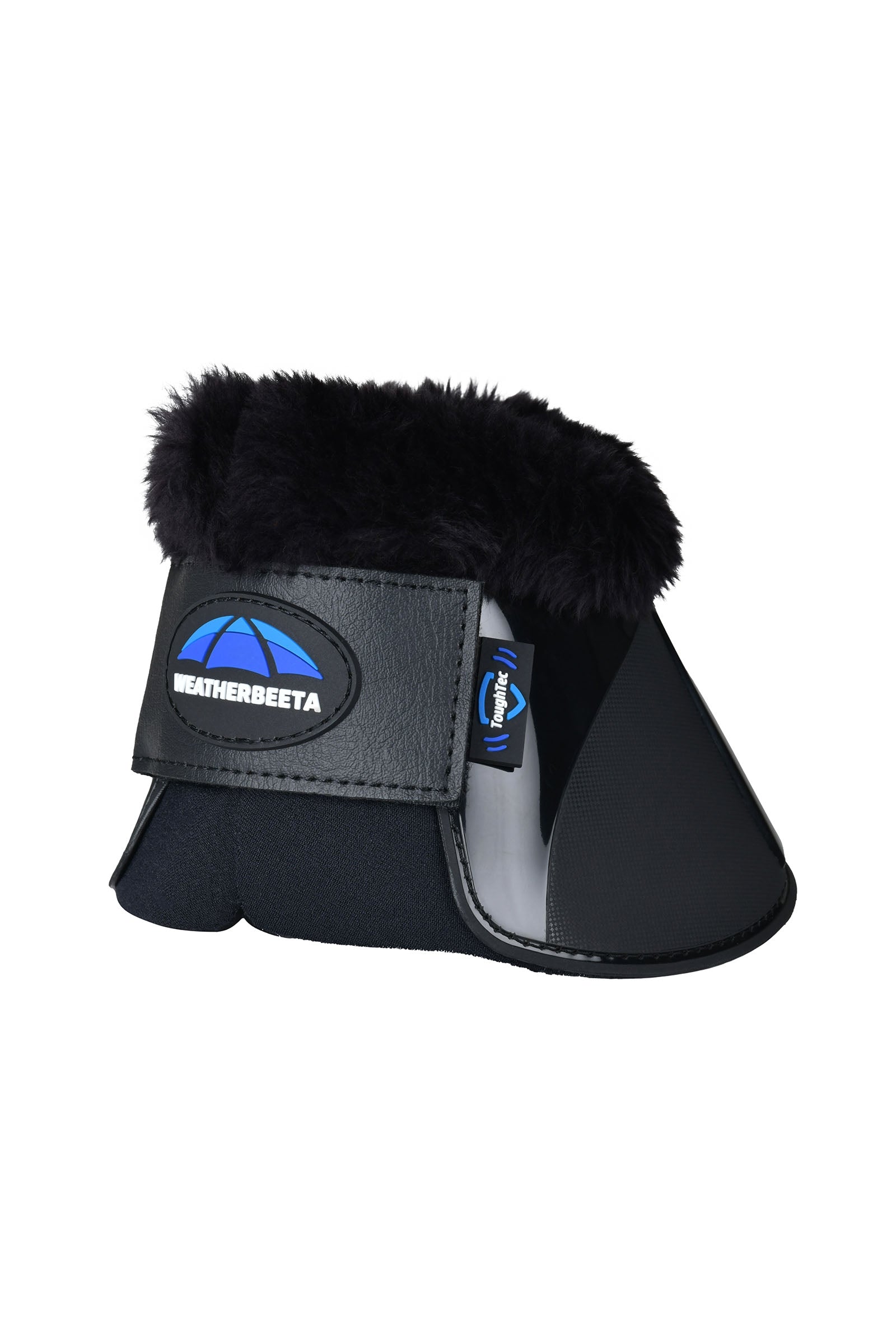 Weatherbeeta Tough-Tec Impact Fleece Trim Bell Boots Leg Protection & Hoof Protection for Horses