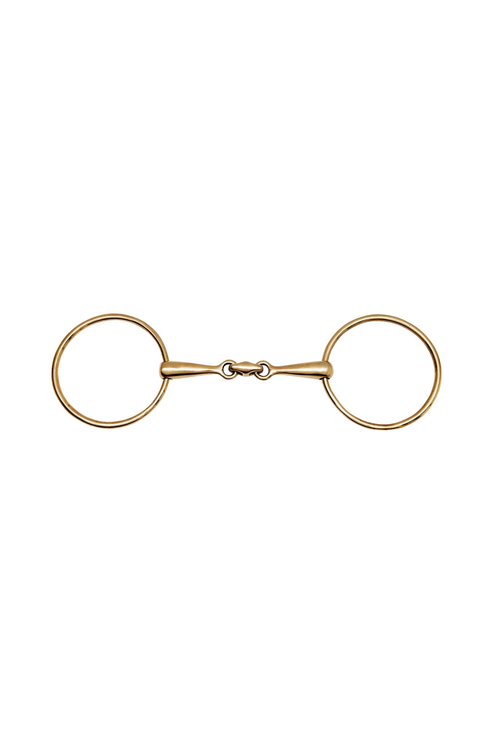 Feeling FEELING Thin Anatomical Large Rings Snaffle, German Silver Kuolaimet