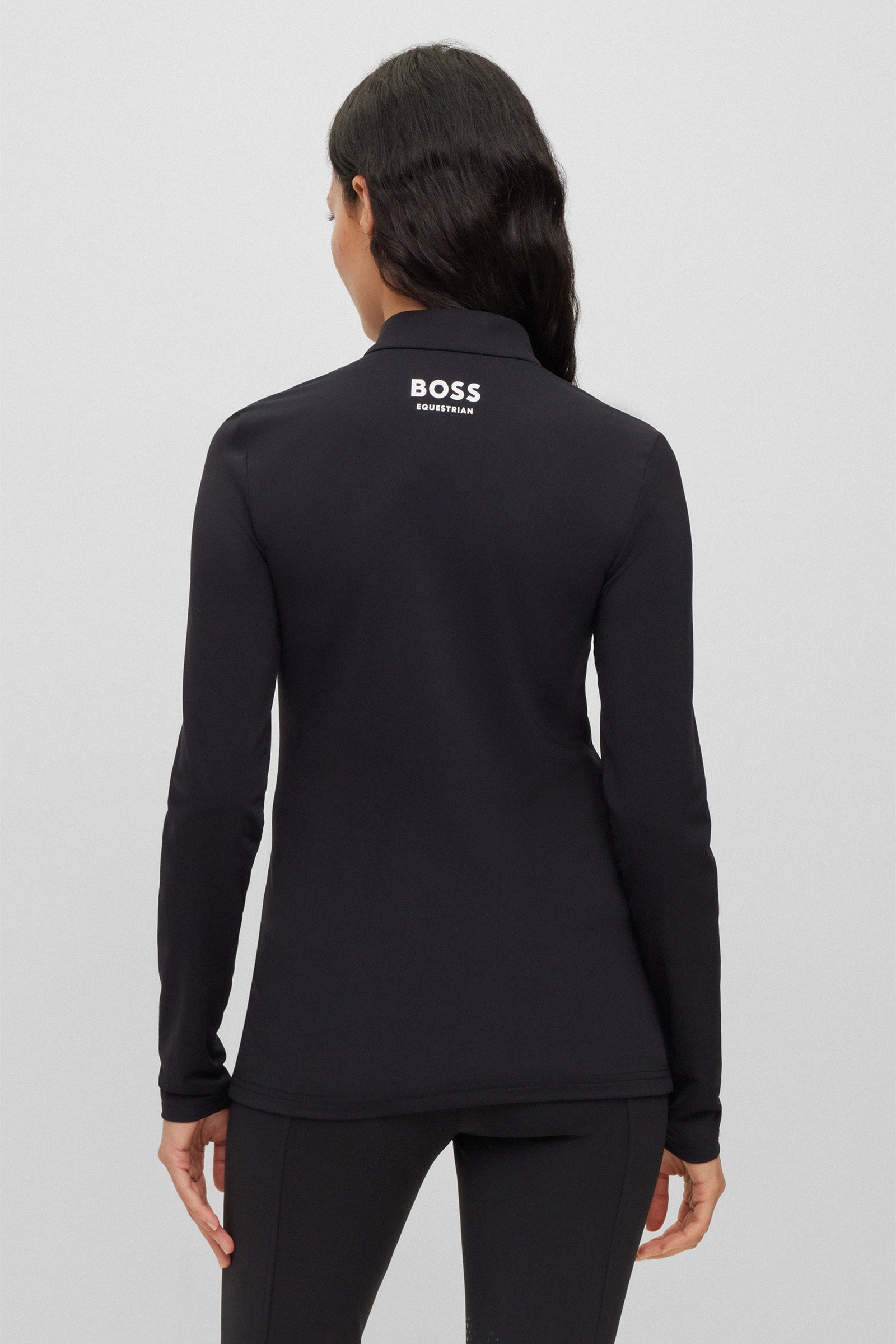 Boss Lia Signature Stripe Women's Training Shirt Women’s Riding Clothing