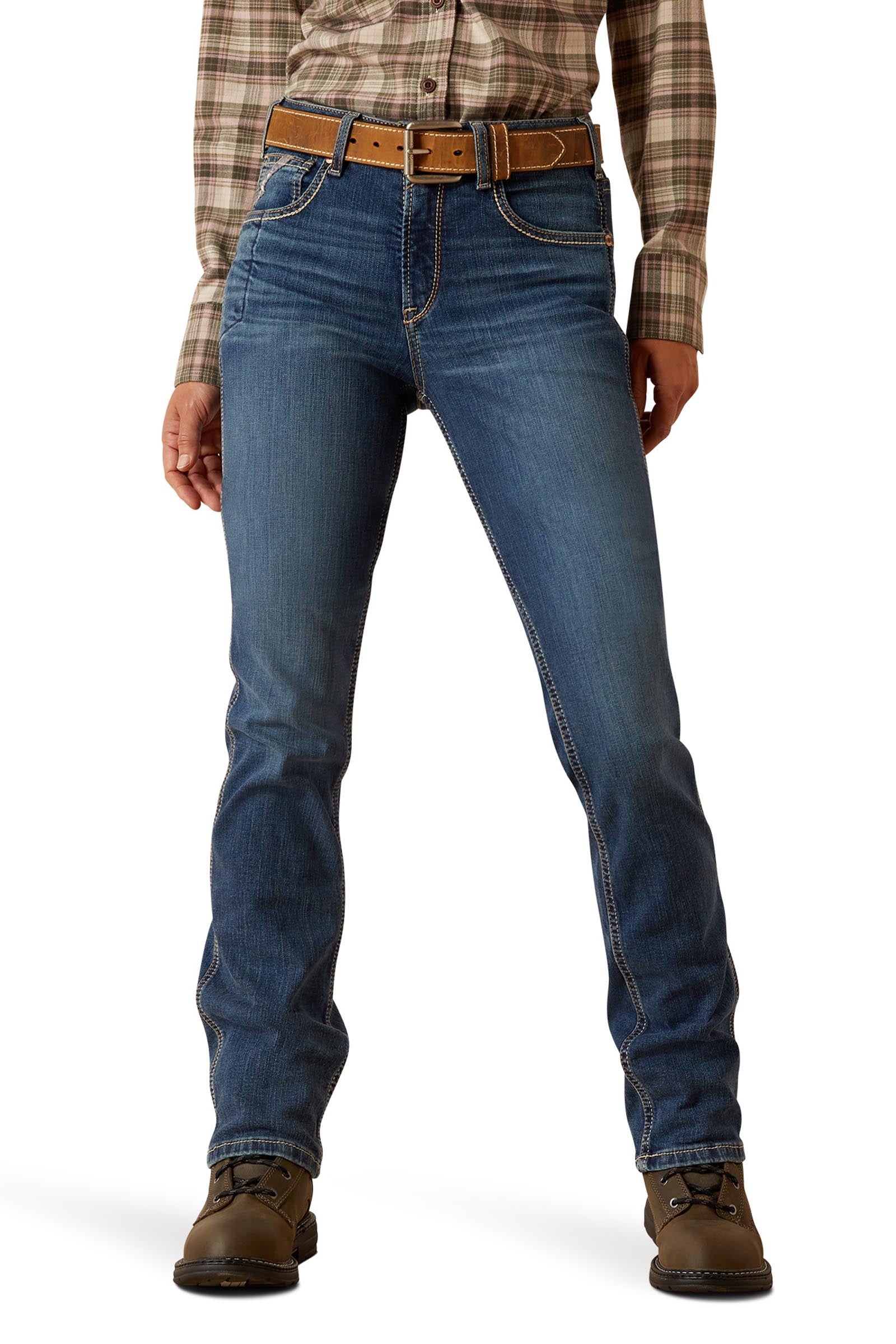 Ariat Rebar HR Riveter Straight Naisten suoralahkeiset farkut Womens Breeches