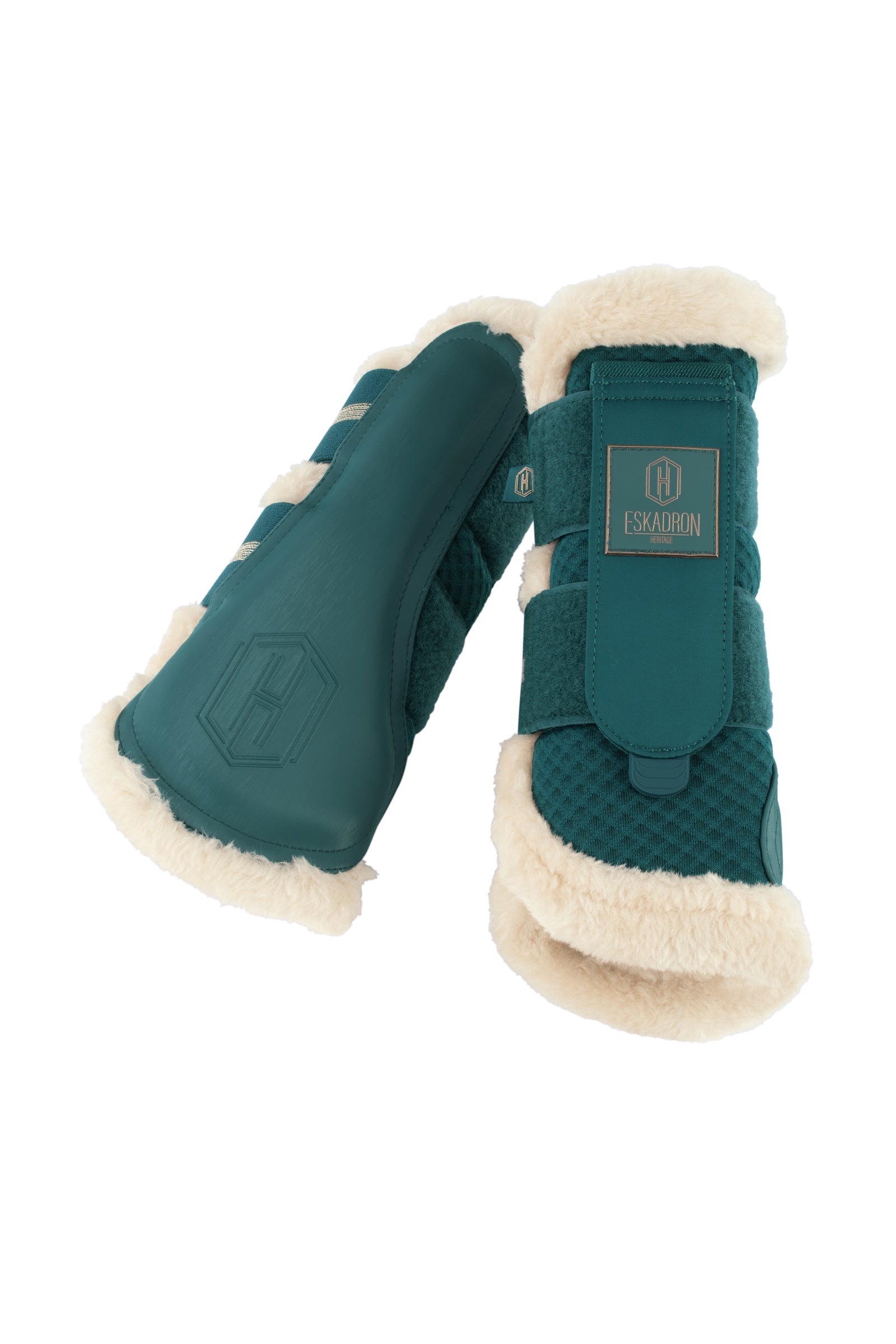 Eskadron Heritage AW24 Mesh Bootsit hevoselle tekoturkiksella Leg Protection & Hoof Protection for Horses