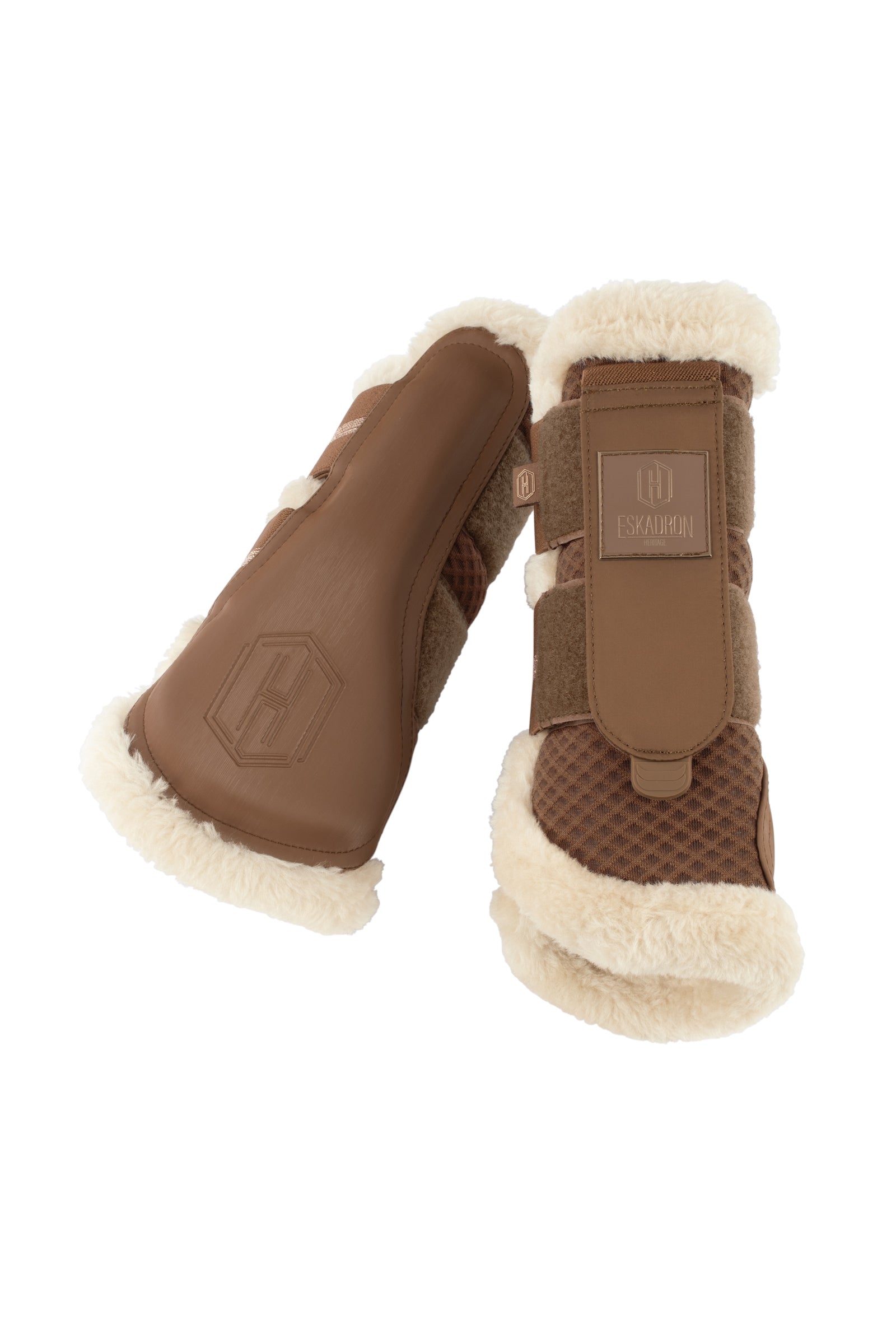 Eskadron Heritage AW24 Mesh Faux Fur Tendon Boots Leg Protection & Hoof Protection for Horses