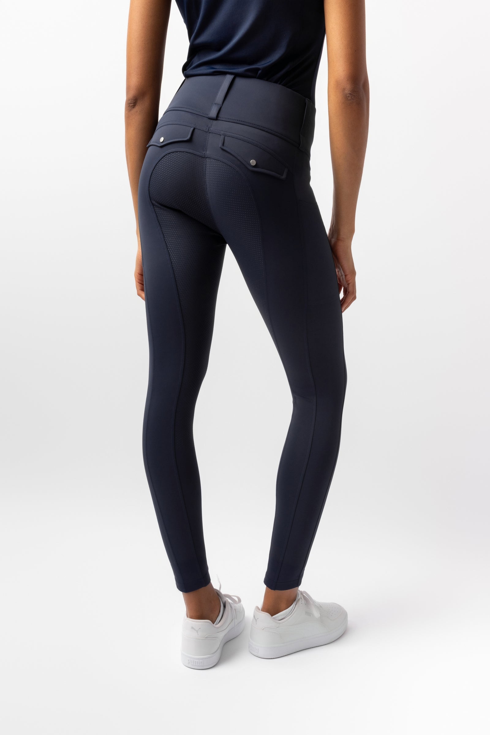 Horze Anya naisten kokopaikkaiset ratsastusleggingsit silikonigripillä UPF 50+ Womens Breeches