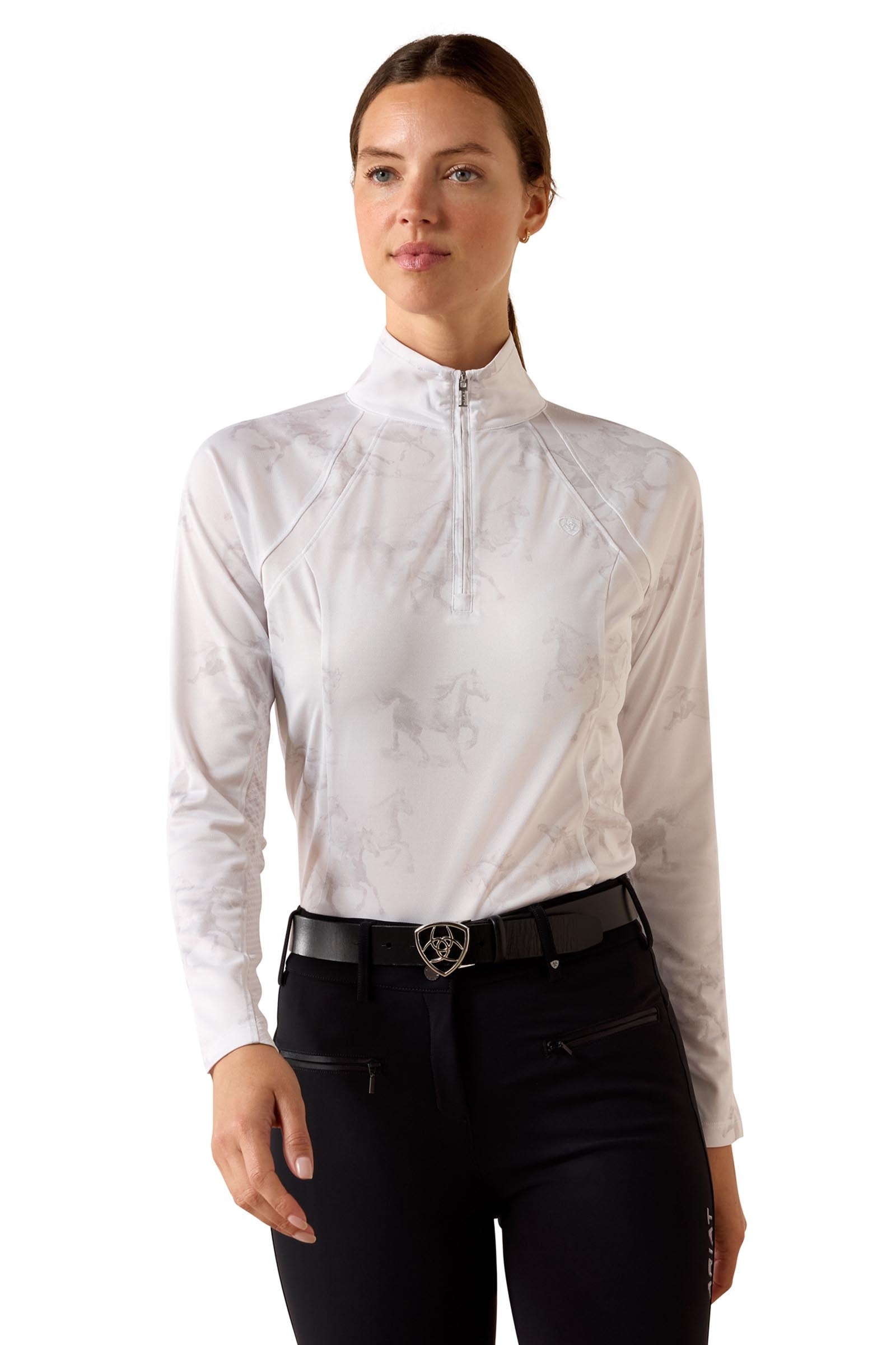Ariat Women's Sunstopper 3.0 1/4 Zip Baselayer Naisten ratsastusvaatteet
