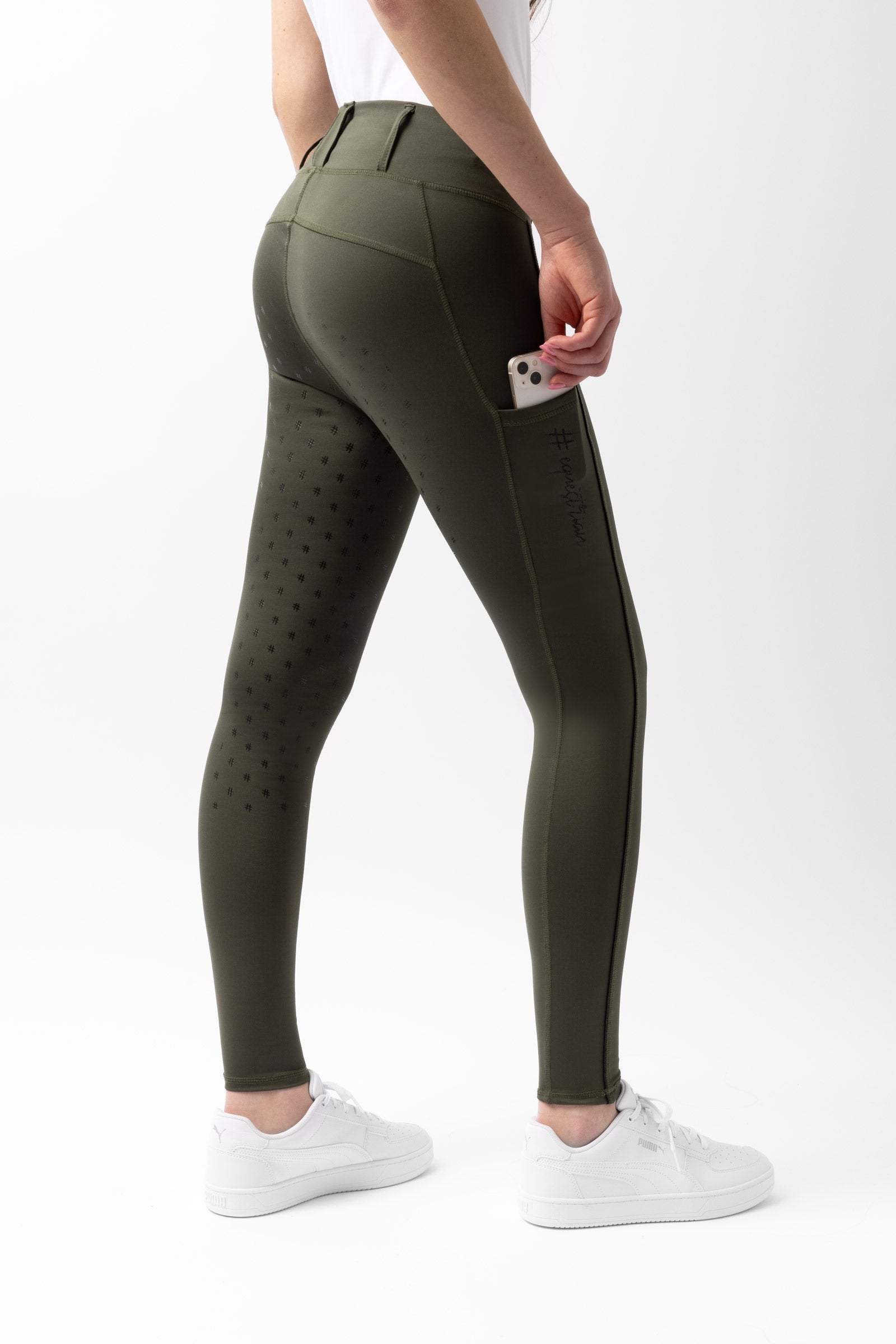 Horze Young Rider AYA naisten ratsastusleggingsit korkealla vyötäröllä Young Rider Apparel