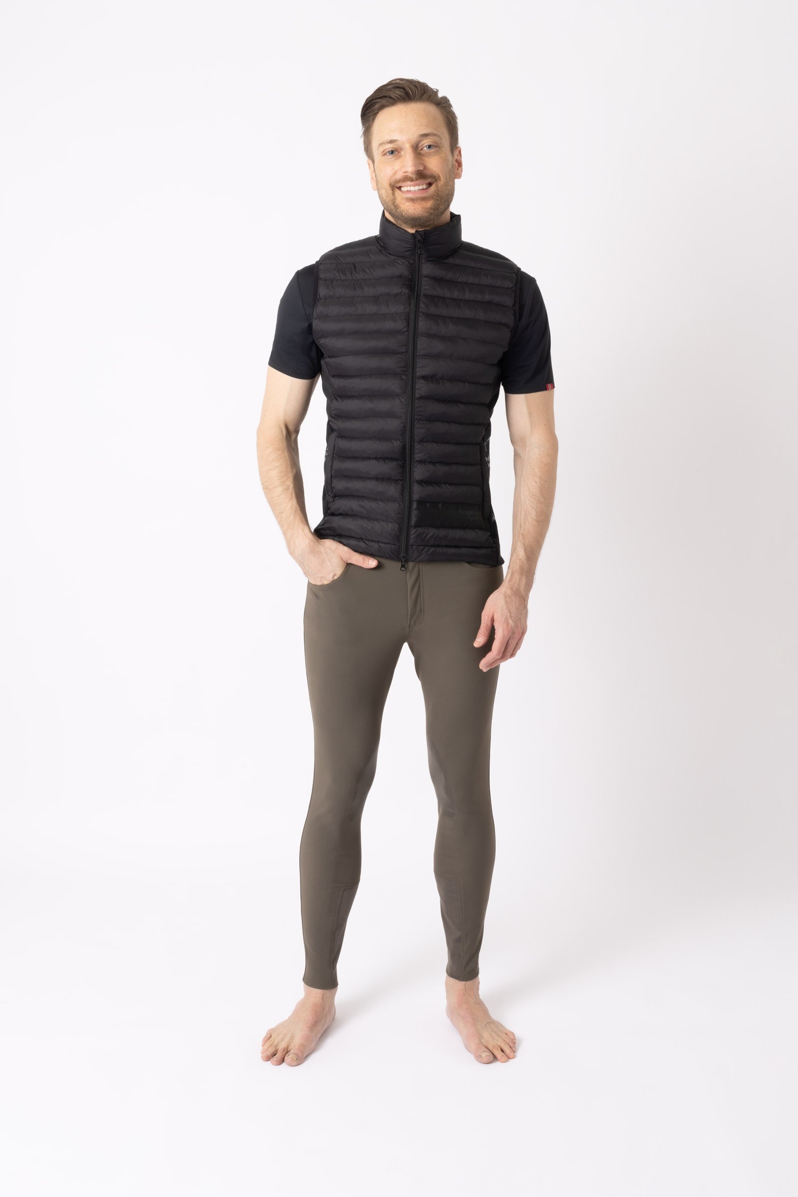 B Vertigo Simon Men's Ultralight Padded Riding Vest Mens Riding Clothing