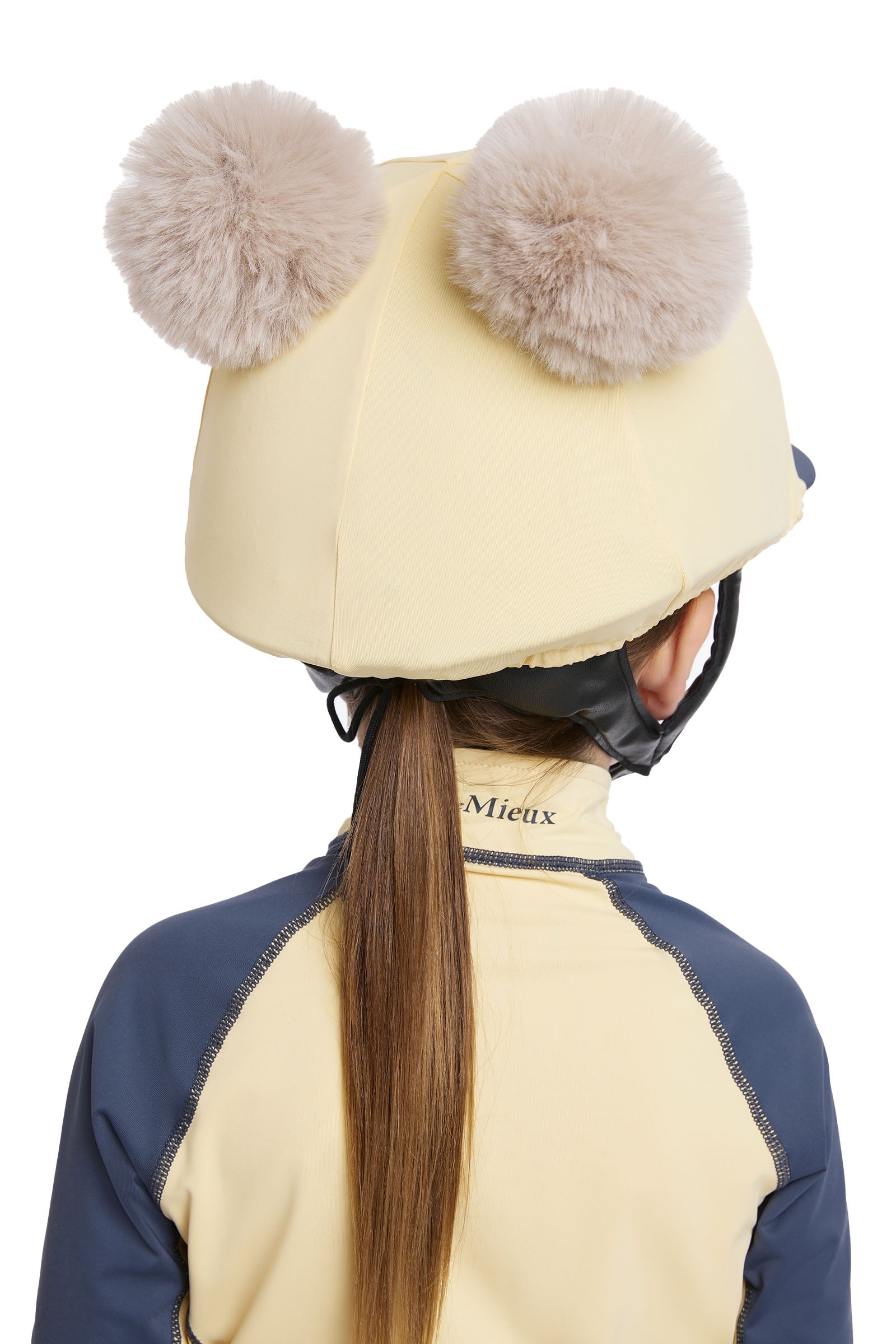 LeMieux Mini Double Pom Hat Silk Accessories