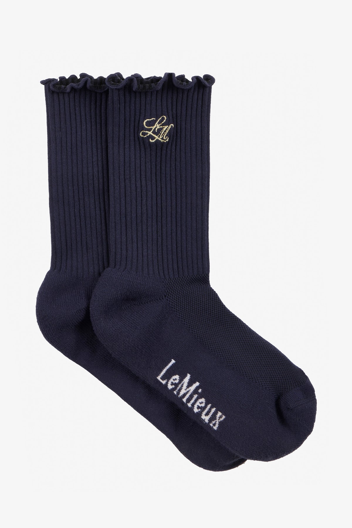 LeMieux Lustre Frill Edge Ribbed Socks Socks