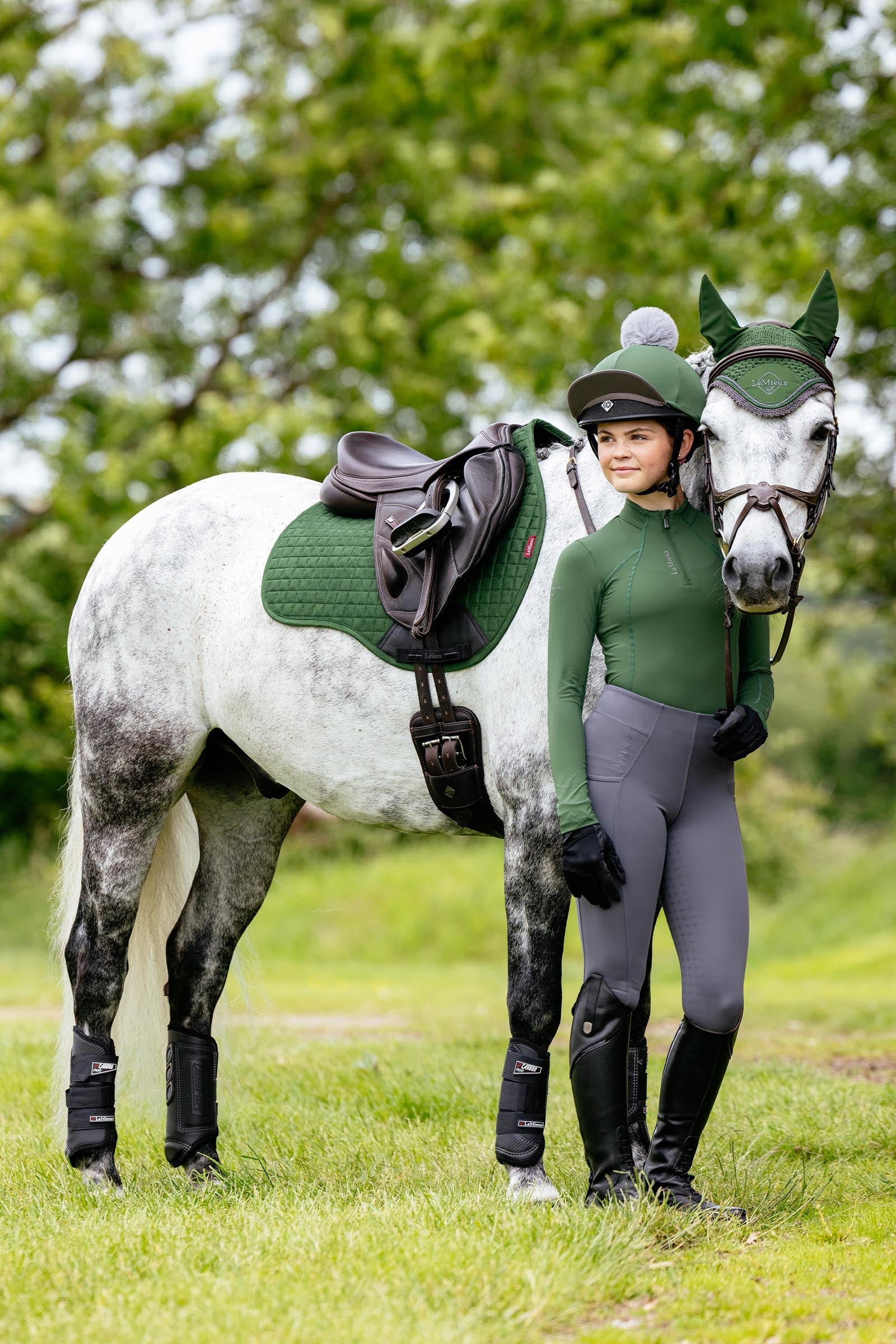 LeMieux Suede GP Square Saddle Pad Saddle Pads