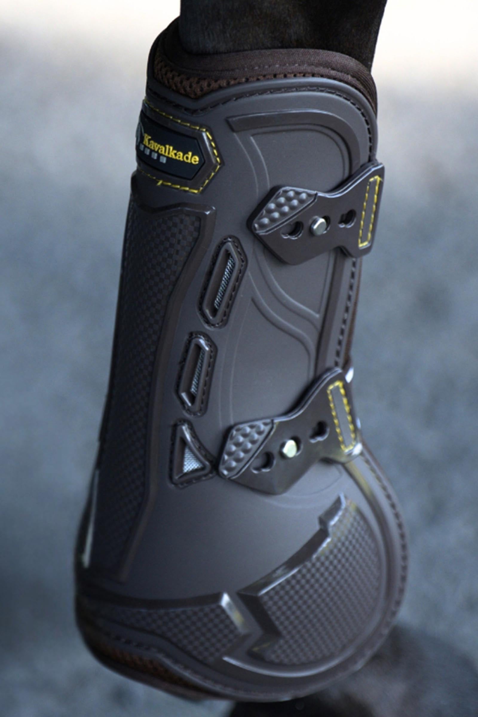 Kavalkade Breathe Brushing Boots With Mesh Leg Protection & Hoof Protection for Horses