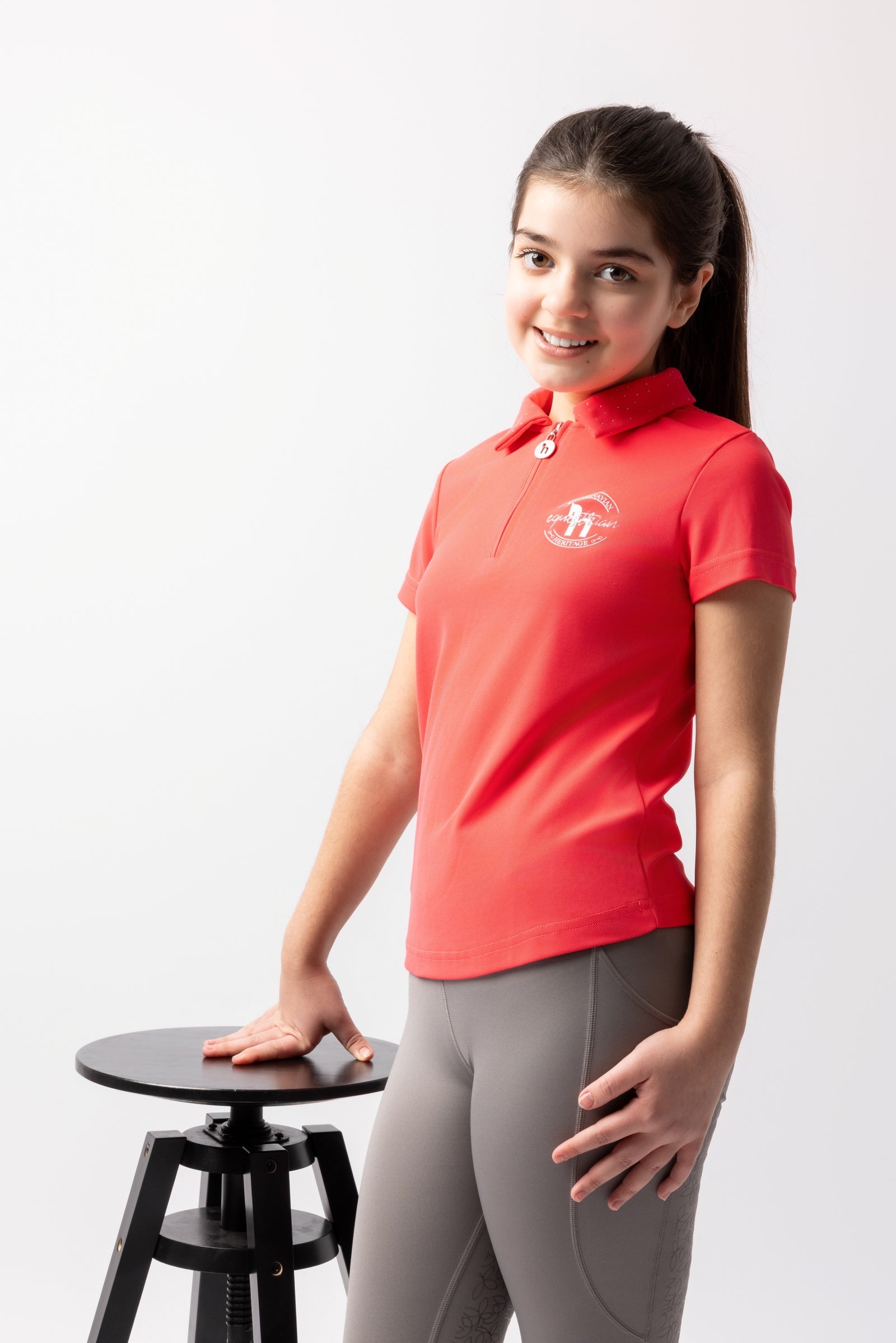 Horze Fay lasten pikeepaita Lasten ratsastusvaatteet