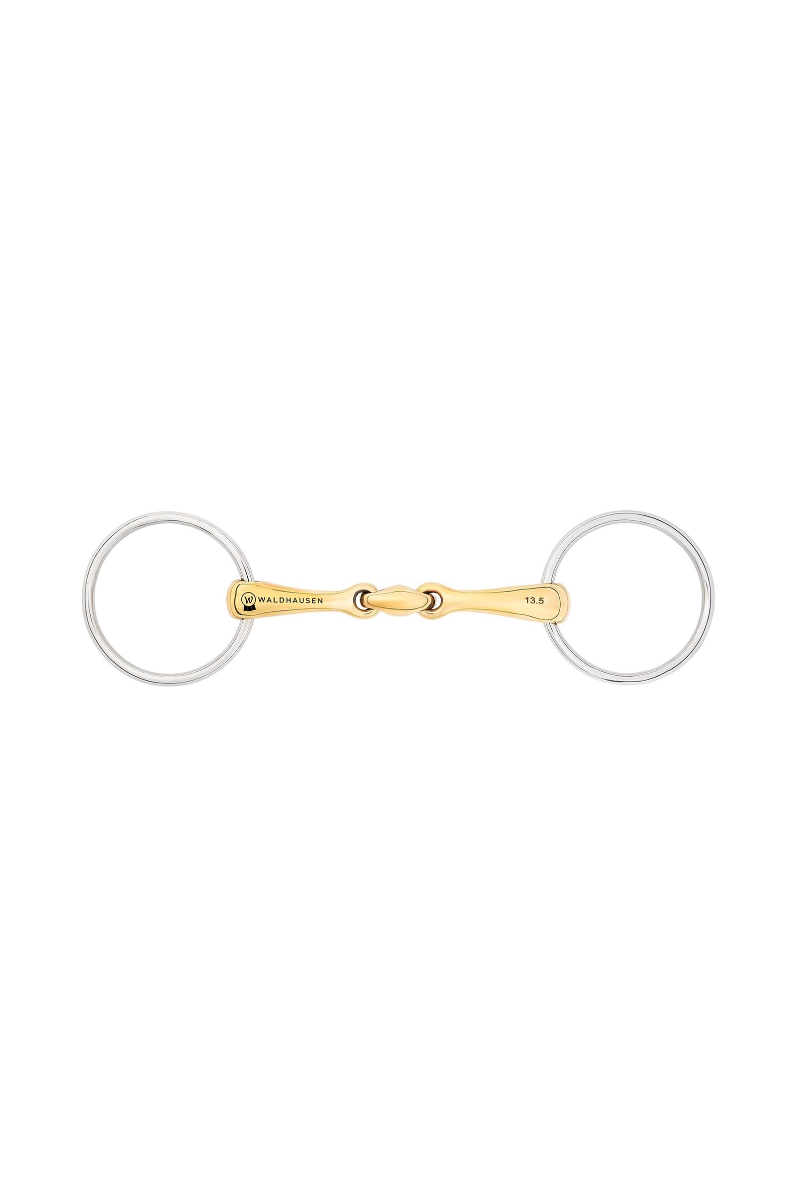 Waldhausen Cyprium Snaffle Bit, Double Jt., 14 mm Horse Bits