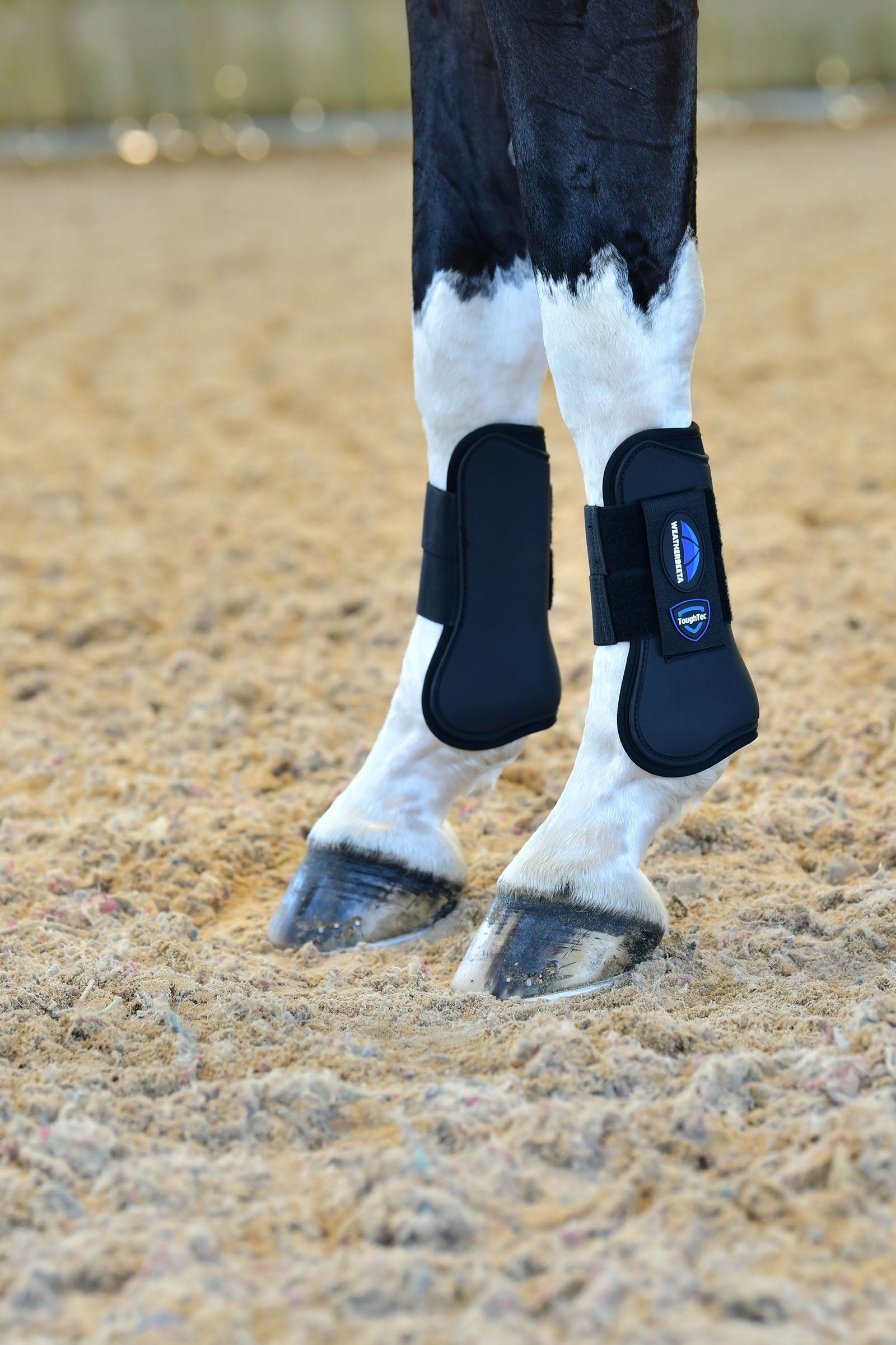 Weatherbeeta Tough-Tec Prime Open Front Boots Leg Protection & Hoof Protection for Horses