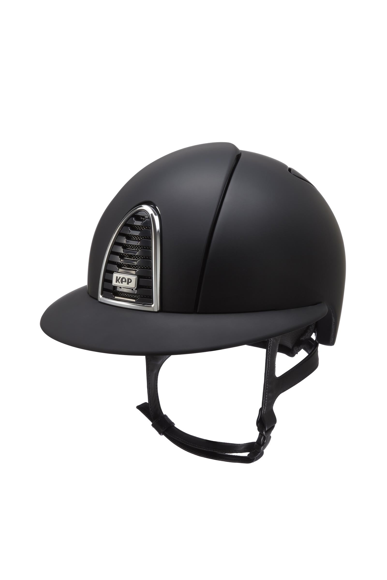 KEP Helmets KEP Cromo 2.0 Textile/Raw Polo Riding Helmet With Extra Visor, App Compatible Safety Equipment