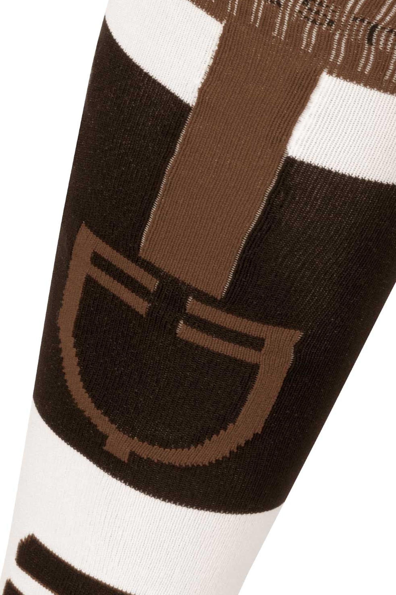 Equestro Sock in Technical and Breathable Fabric With Logo Socks