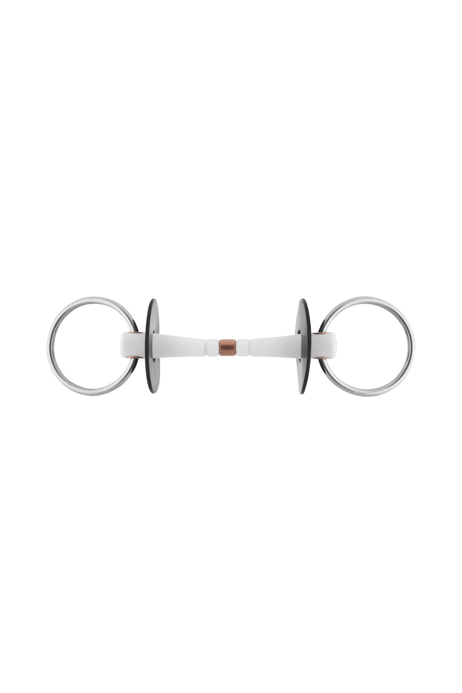 Sprenger Nathe Loose Ring Snaffle 20mm w/ Flexible Mullen Mouth, Copper Middle Link (70mm ring) Horse Bits