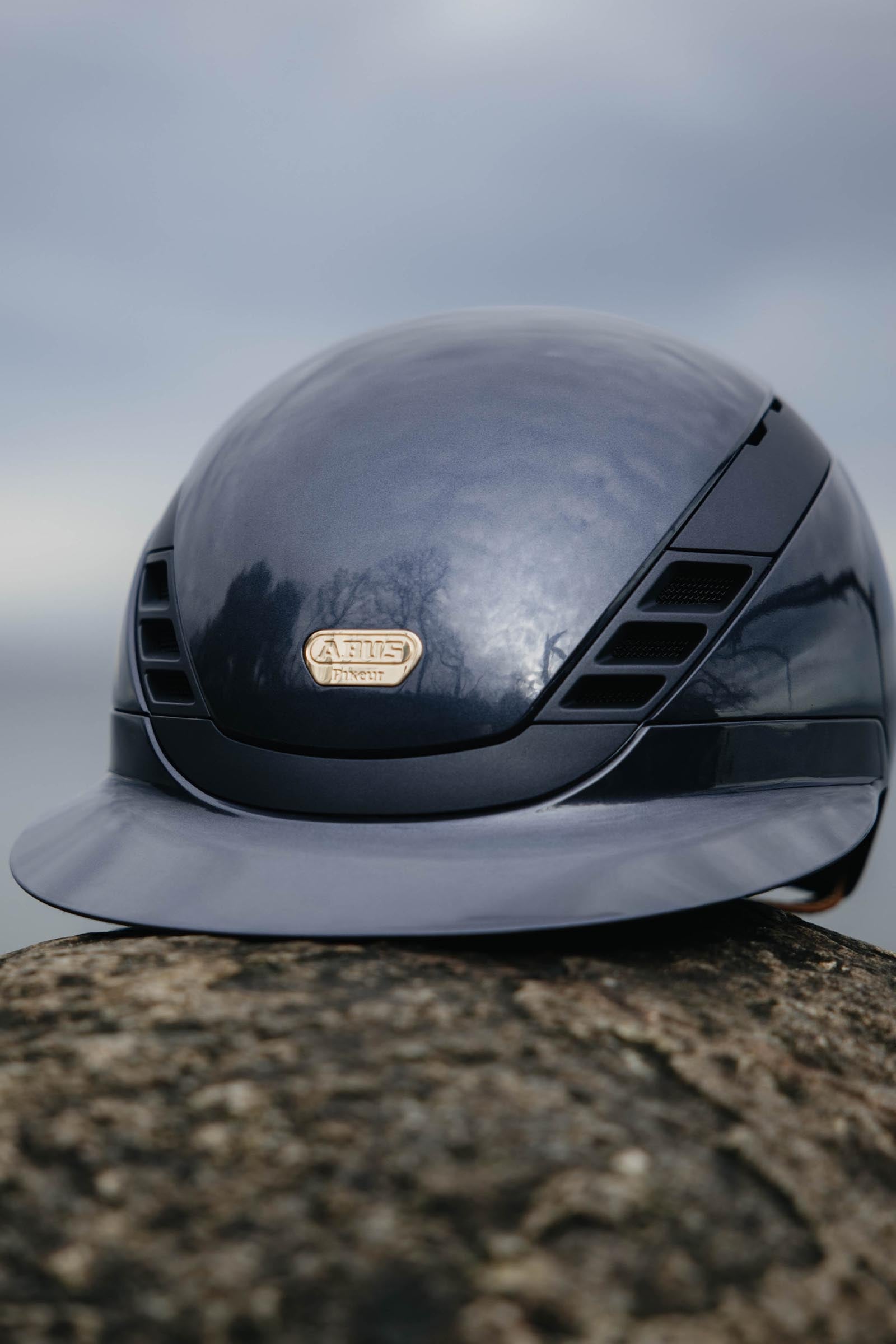 Abus Airluxe Pure Long Visor Riding Helmet Safety Equipment