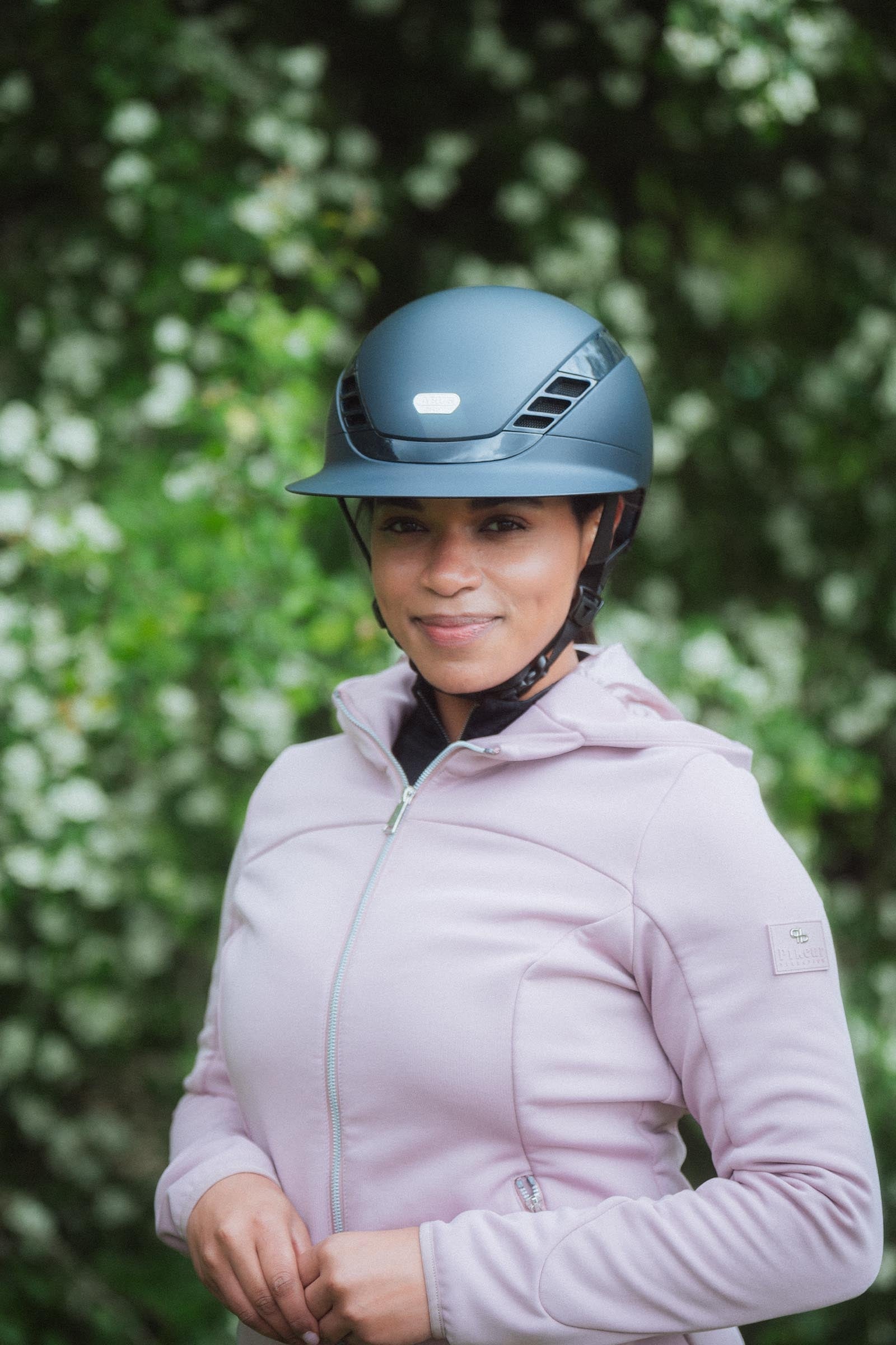 Abus Airluxe Pure Long Visor Riding Helmet Safety Equipment