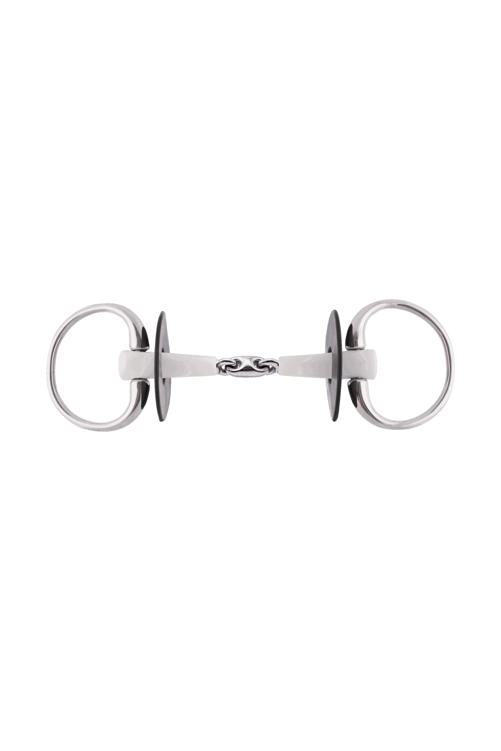 Sprenger Nathe Eggbutt Bit, Double Jt. 18mm, Thermoplastic Horse Bits
