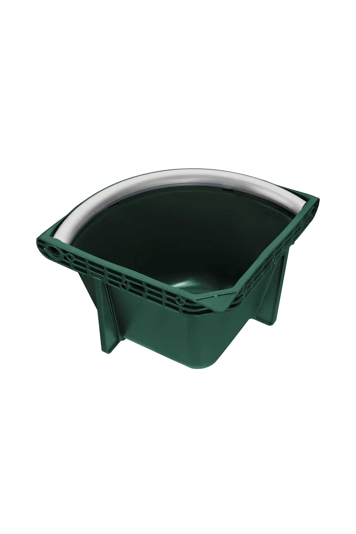 HIPPOTONIC Corner Manger With Aluminium Front Horse Feeders & Waterers