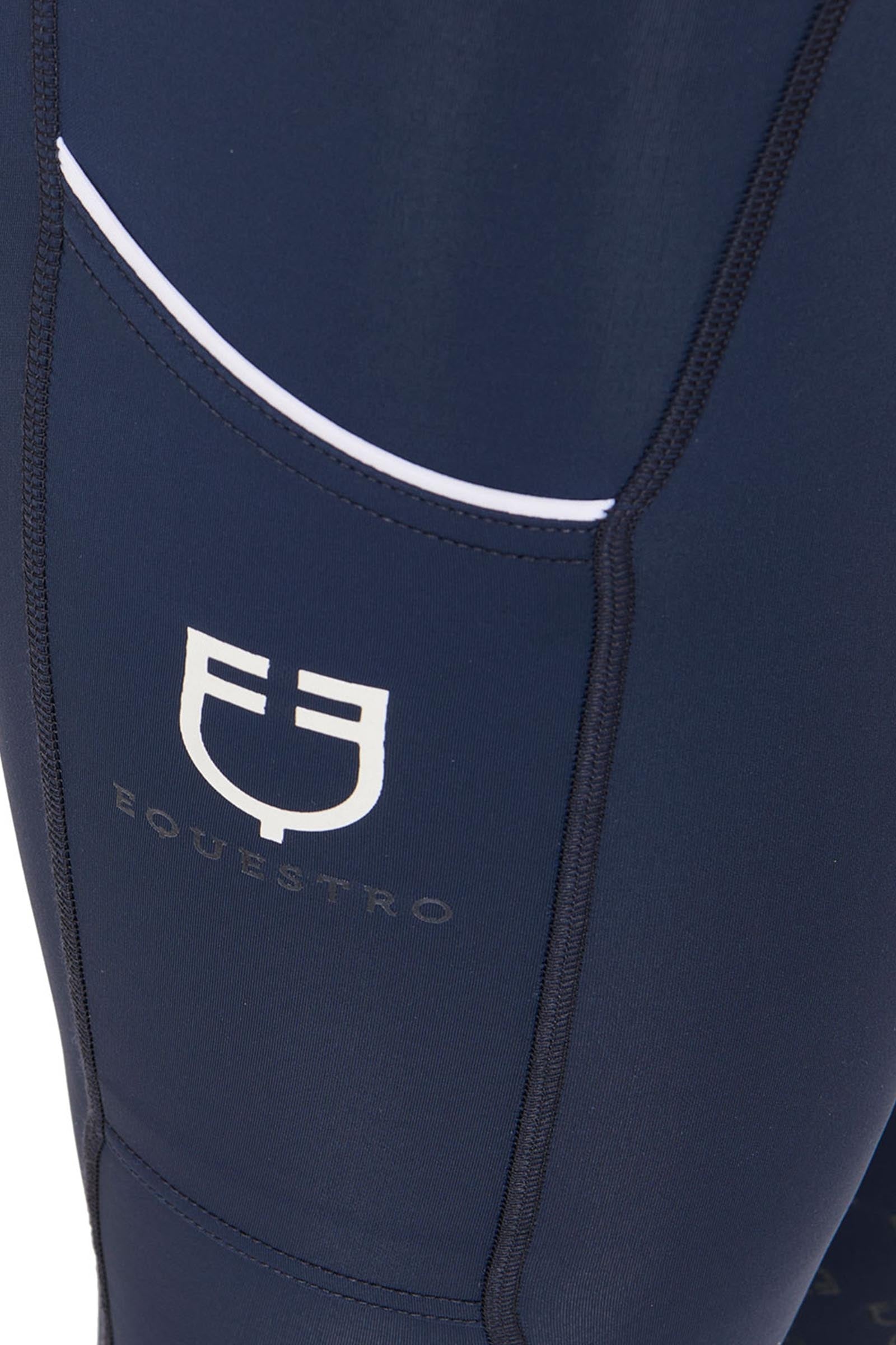 Equestro Women's Slim Fit Full Grip High-Waisted Leggings Womens Breeches