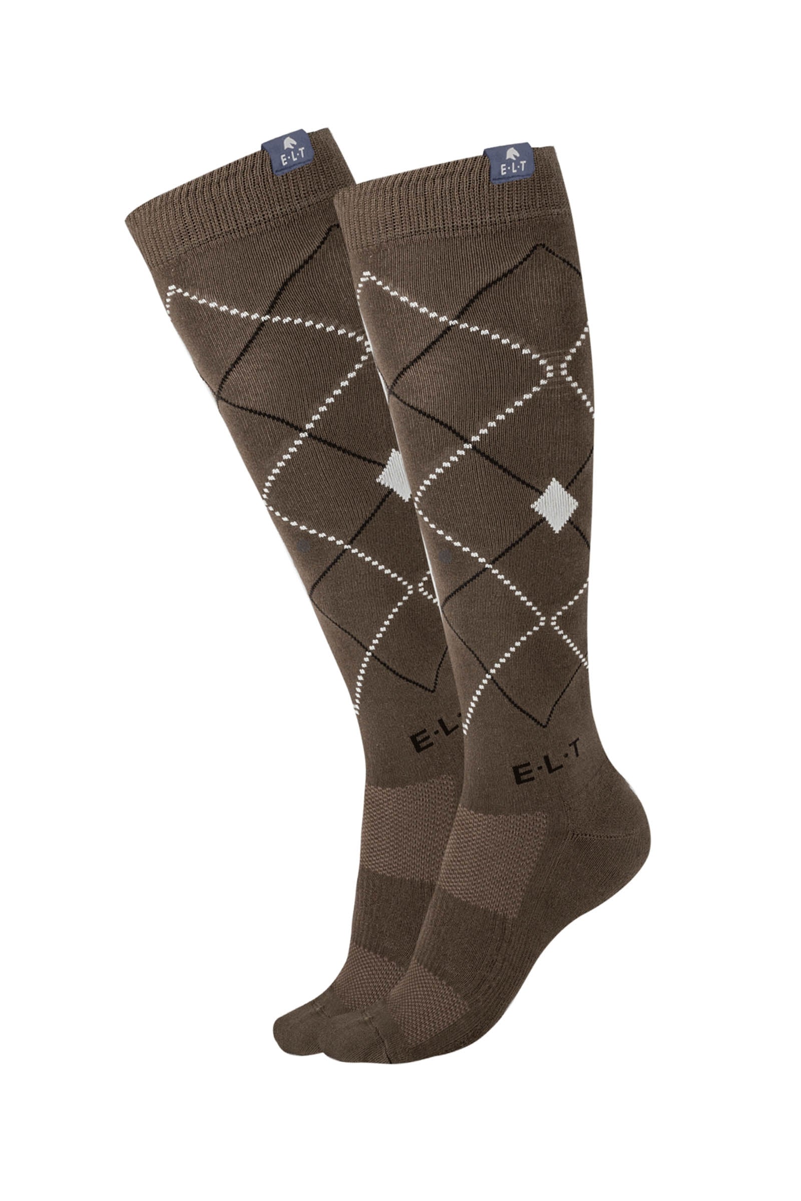 ELT Argyle Breathable Riding Socks Sukat