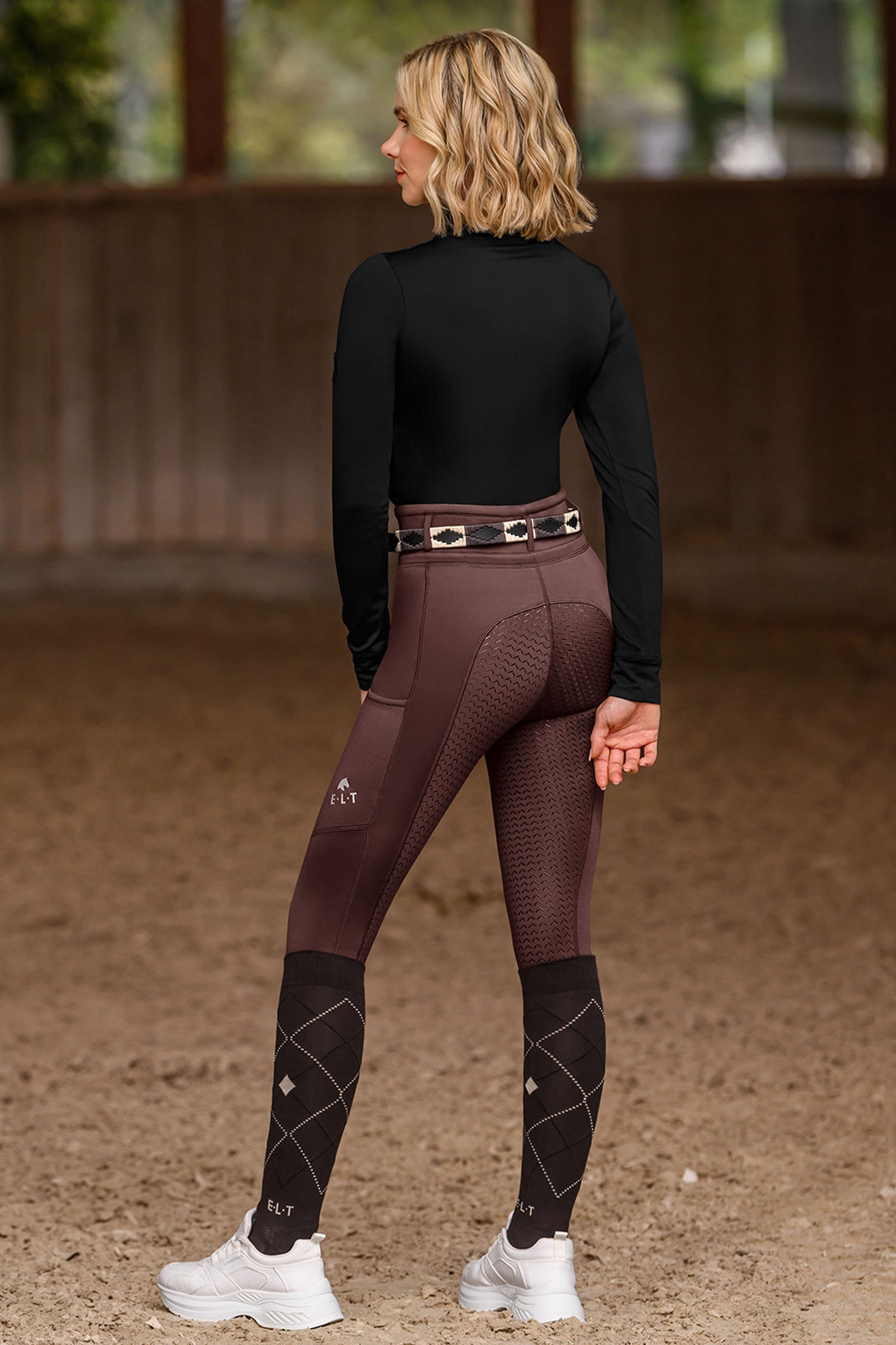 ELT Argyle Breathable Riding Socks Socks