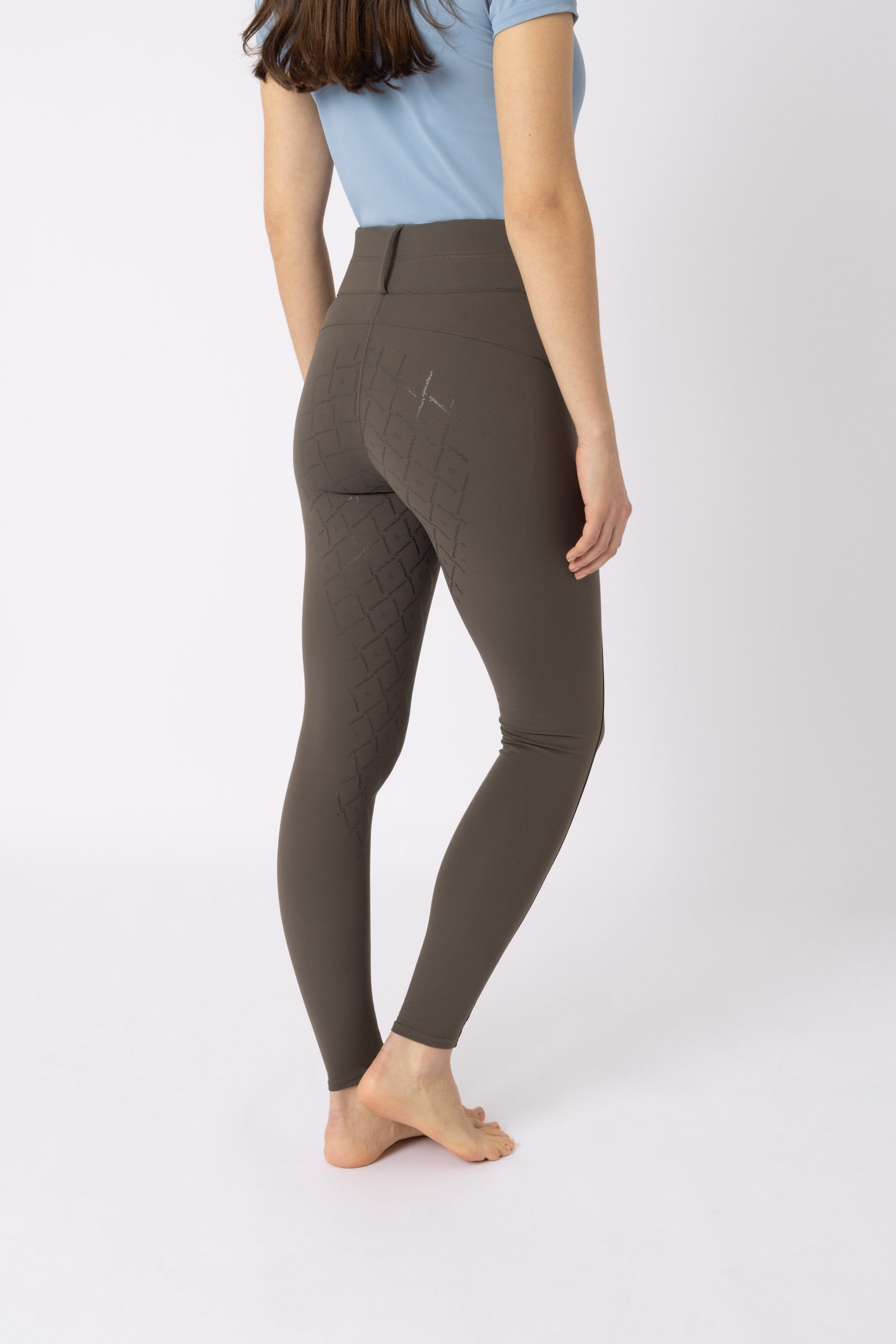 Horze Sophie naisten ratsastushousut korkealla vyötäröllä ja kokopaikoilla Womens Breeches