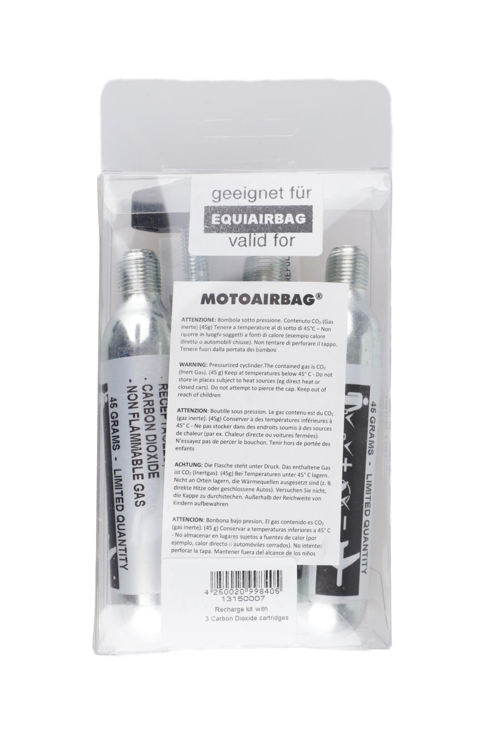 USG EquiAirbag® Recharge Kit (Incl. 3 Catridges, Tool & Manual) Ratsastuskypärät & Turvaliivit