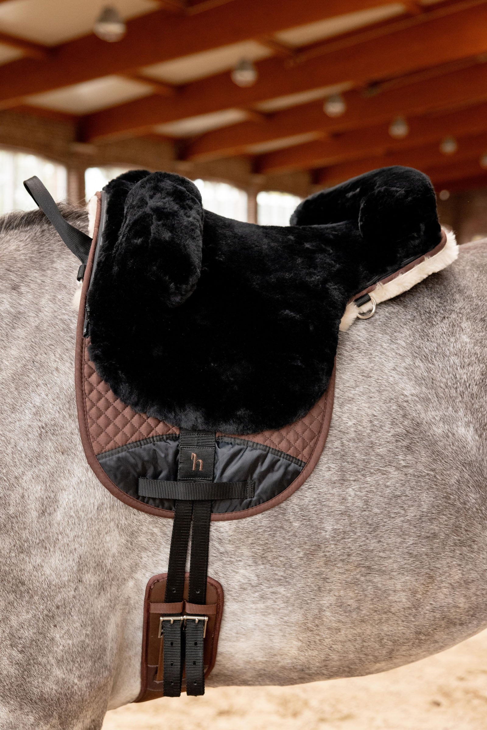 Horze Sheepskin Bareback Saddle Saddles, Girths & Stirrups
