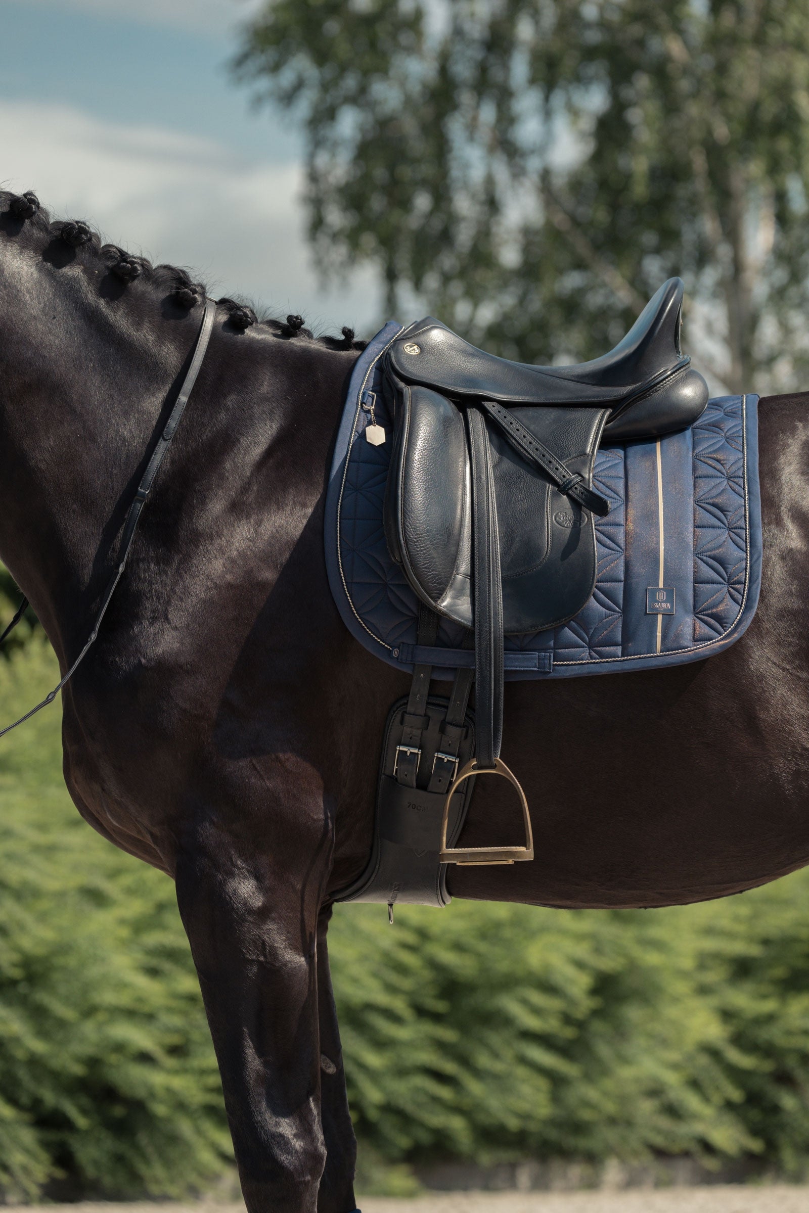 Eskadron Heritage AW24 Big Square Glam Dressage Saddle Pad Saddle Pads