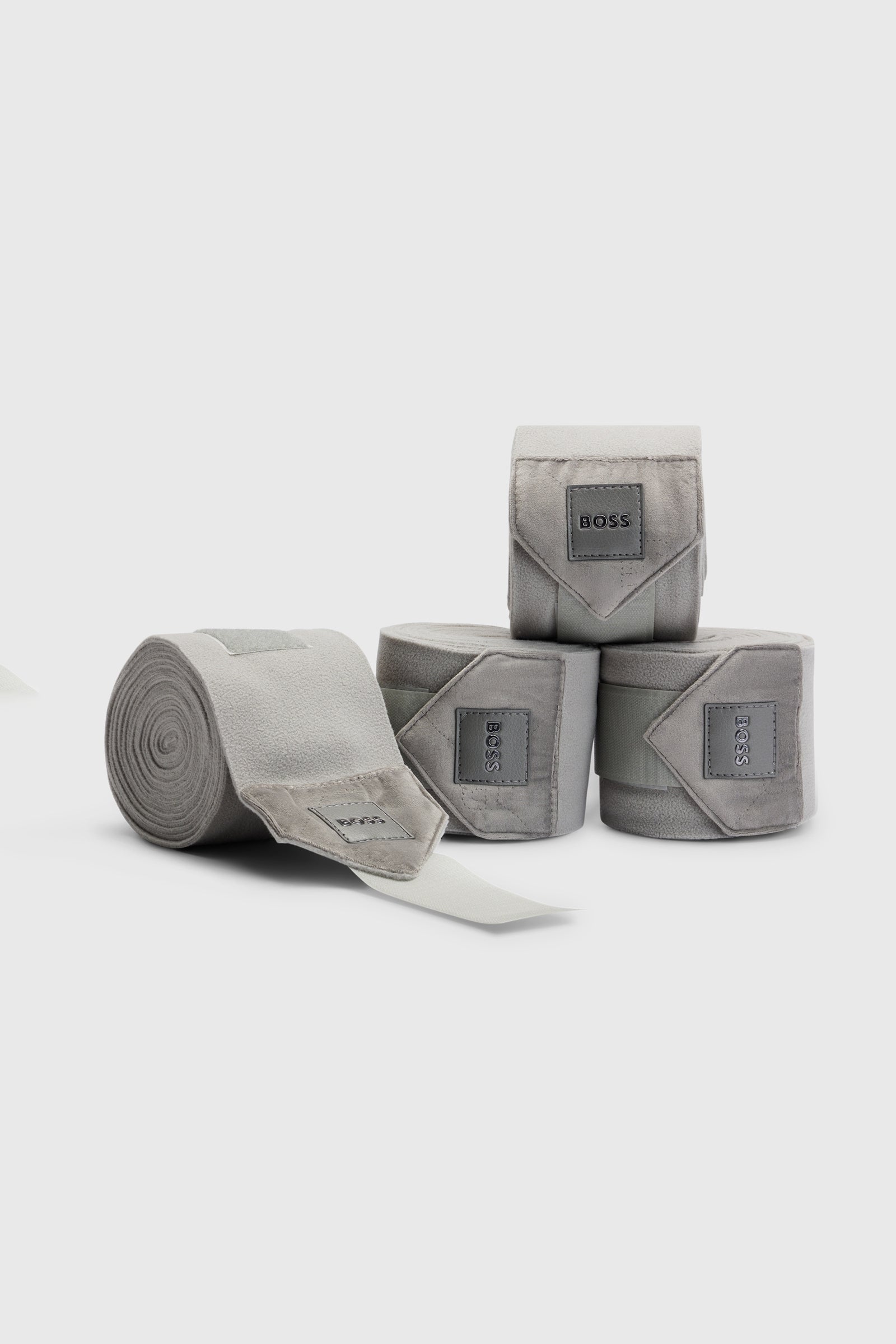 BOSS Equestrian Boss Bandages Velvet Detail Leg Protection & Hoof Protection for Horses