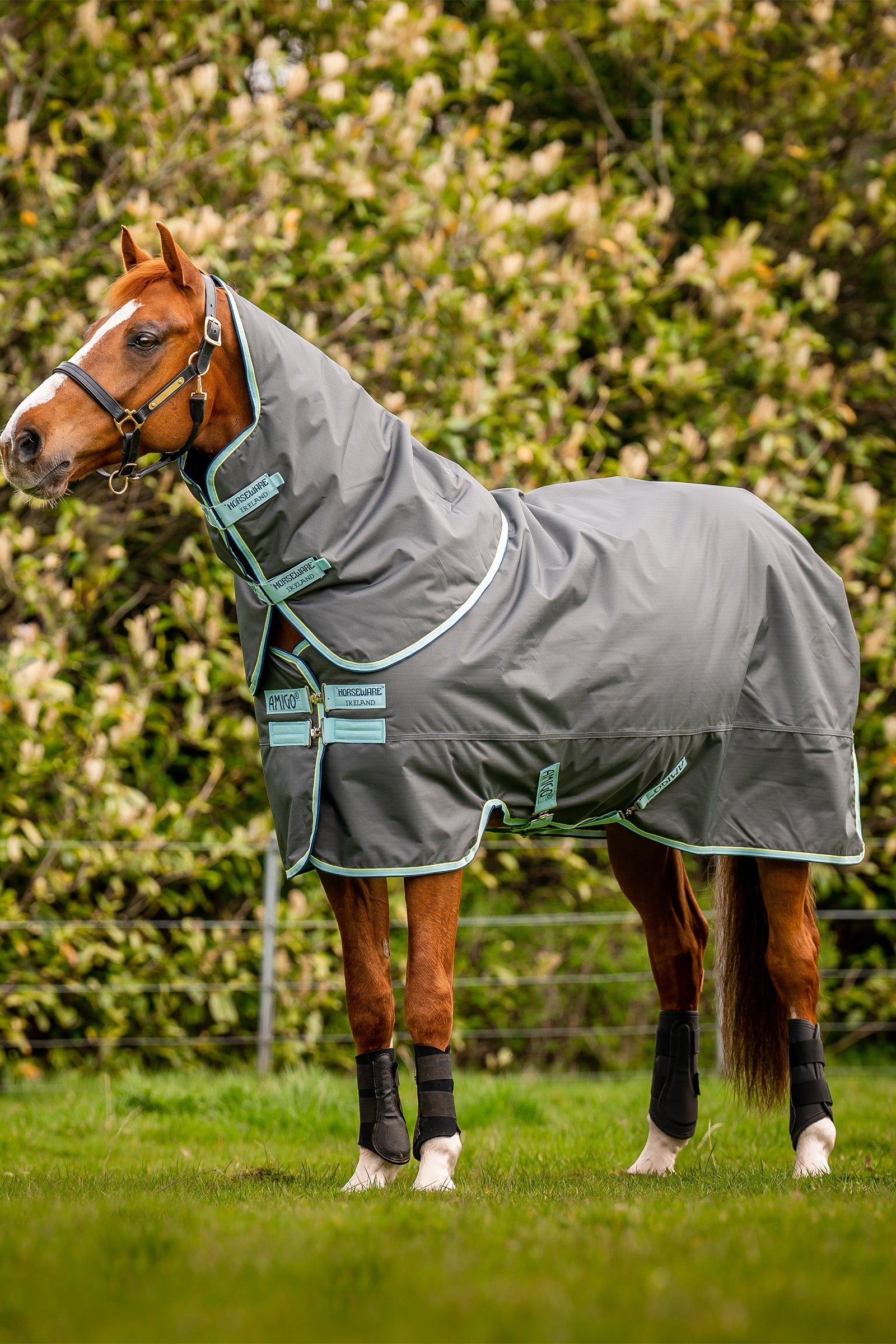 Horseware Amigo Hero Ripstop Plus ulkoloimi irrotettavalla kaulaosalla, 200g Loimet