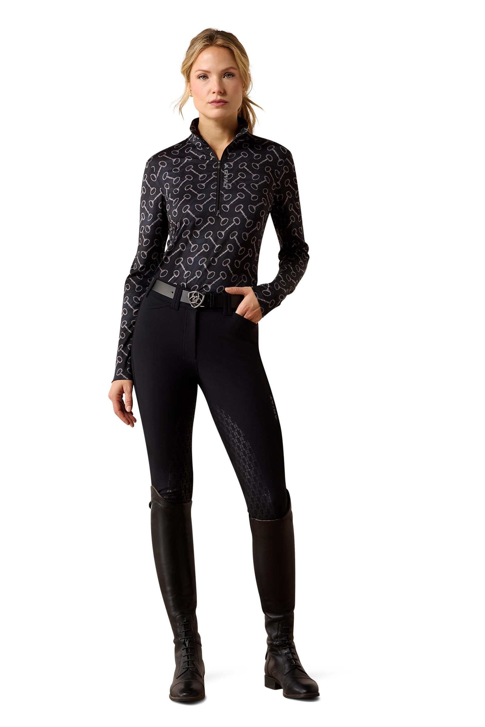 Ariat Women's Lunaveil 1/2 Zip Baselayer Women’s Riding Clothing