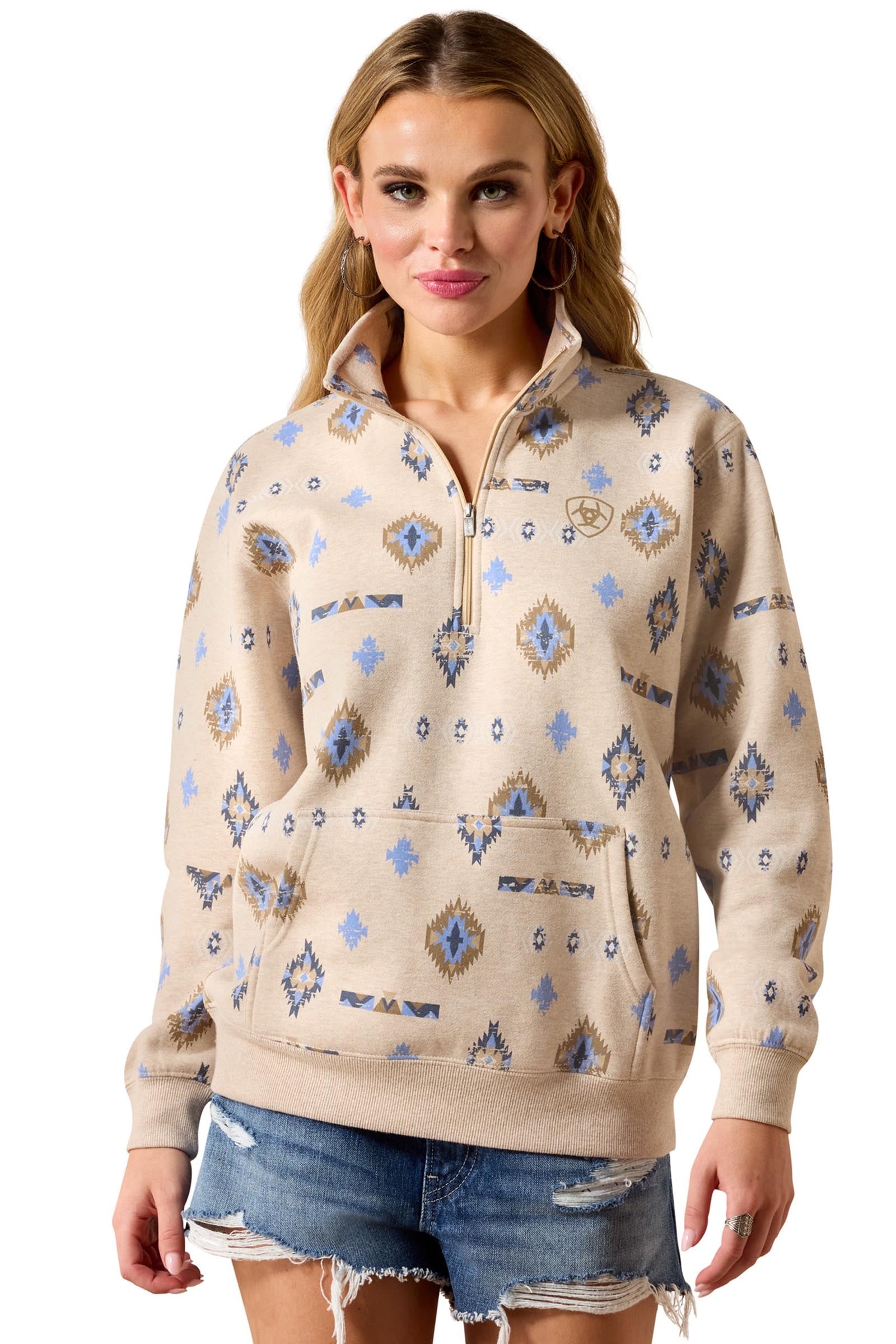 Ariat Women's Sapphire 1/2 Zip Sweatshirt Naisten ratsastusvaatteet